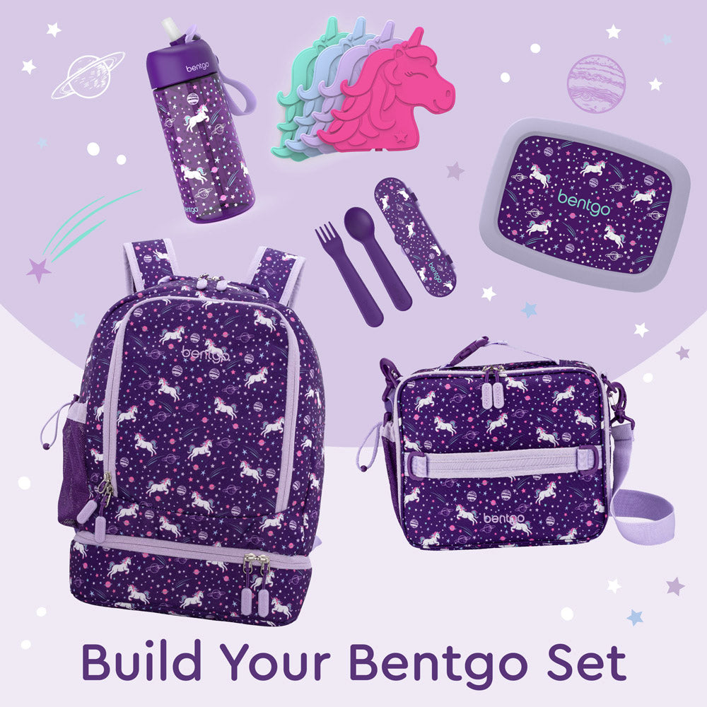 Bentgo® Kids Backpack & Lunch Bag | Unicorns