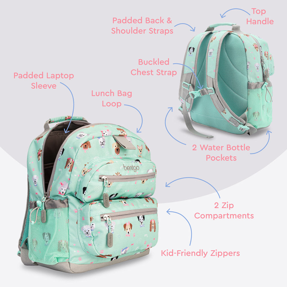 Bentgo® Kids Backpack | Puppy Love