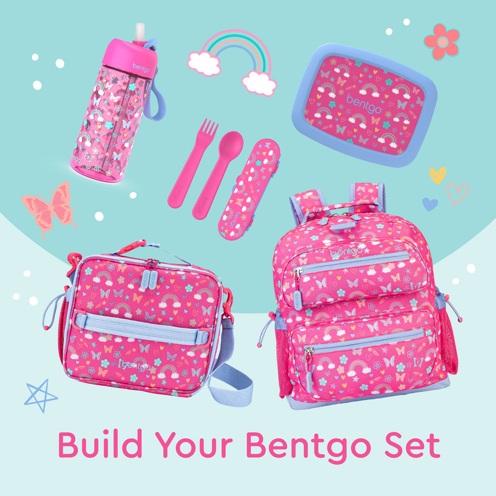 Bentgo® Kids Backpack | Rainbows and Butterflies