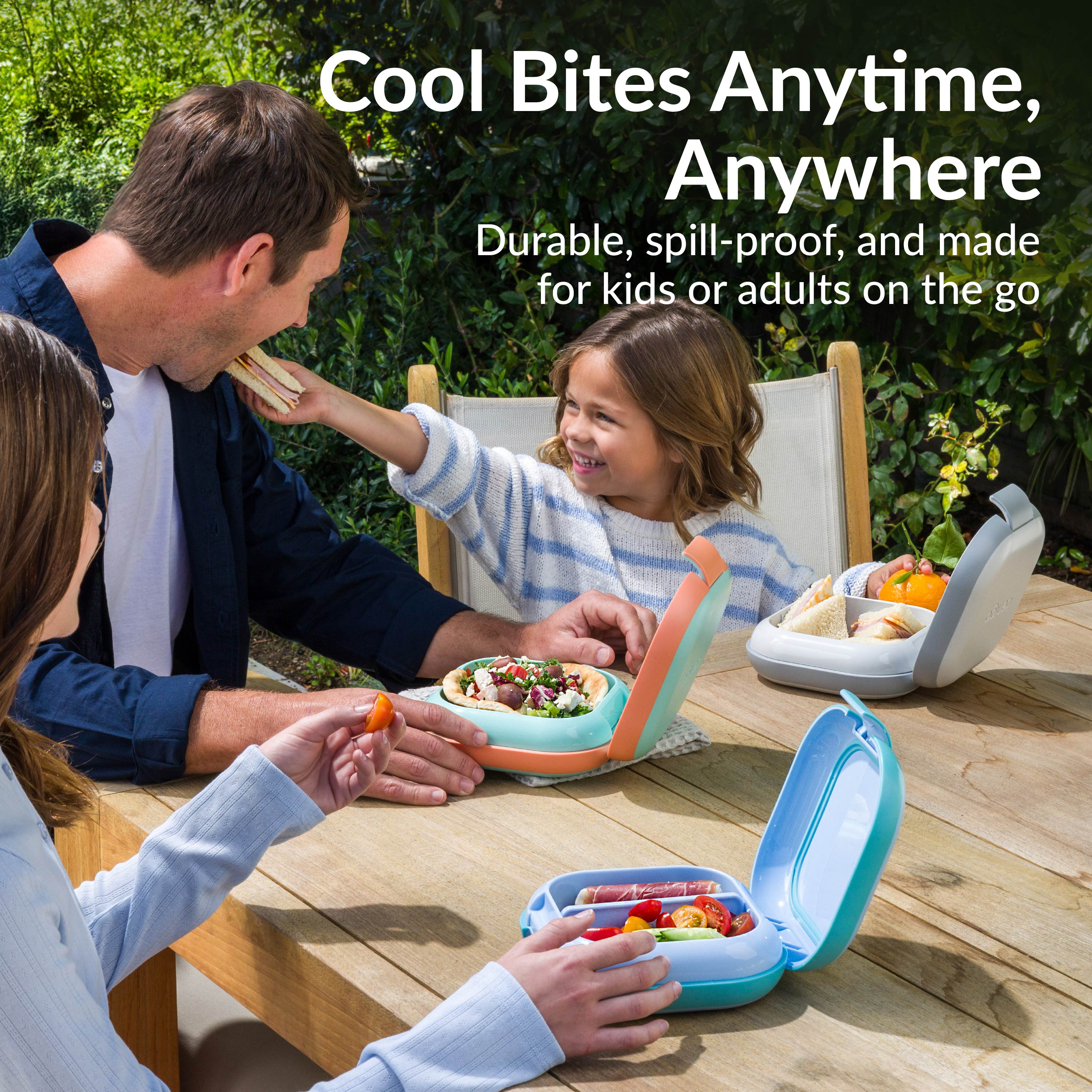 Bentgo® Chill Mini Lunch Box (2-Pack) - Lilac Mist | Cool Bites Anytime, Anywhere - Durable, Spill-Proof, And Made For Kids Or Adults On The Go