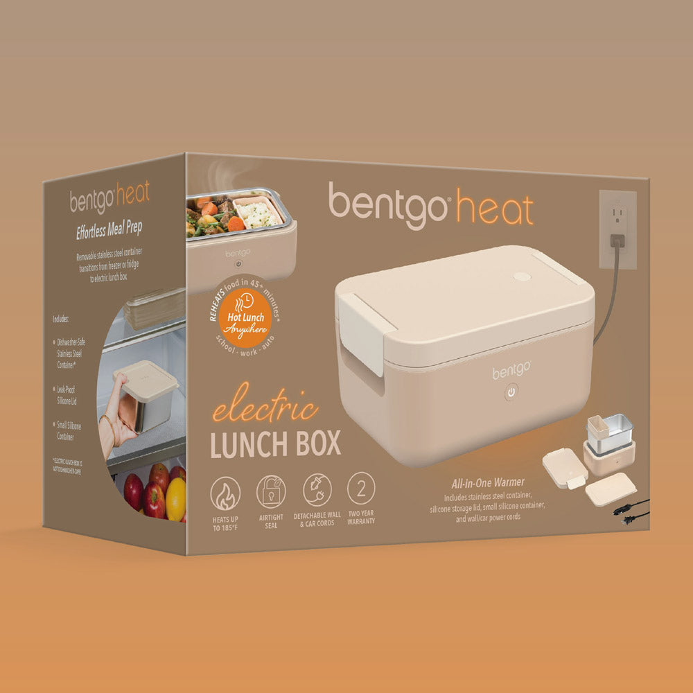 Bentgo® Heat Electric Lunch Box - Latte | Packaging