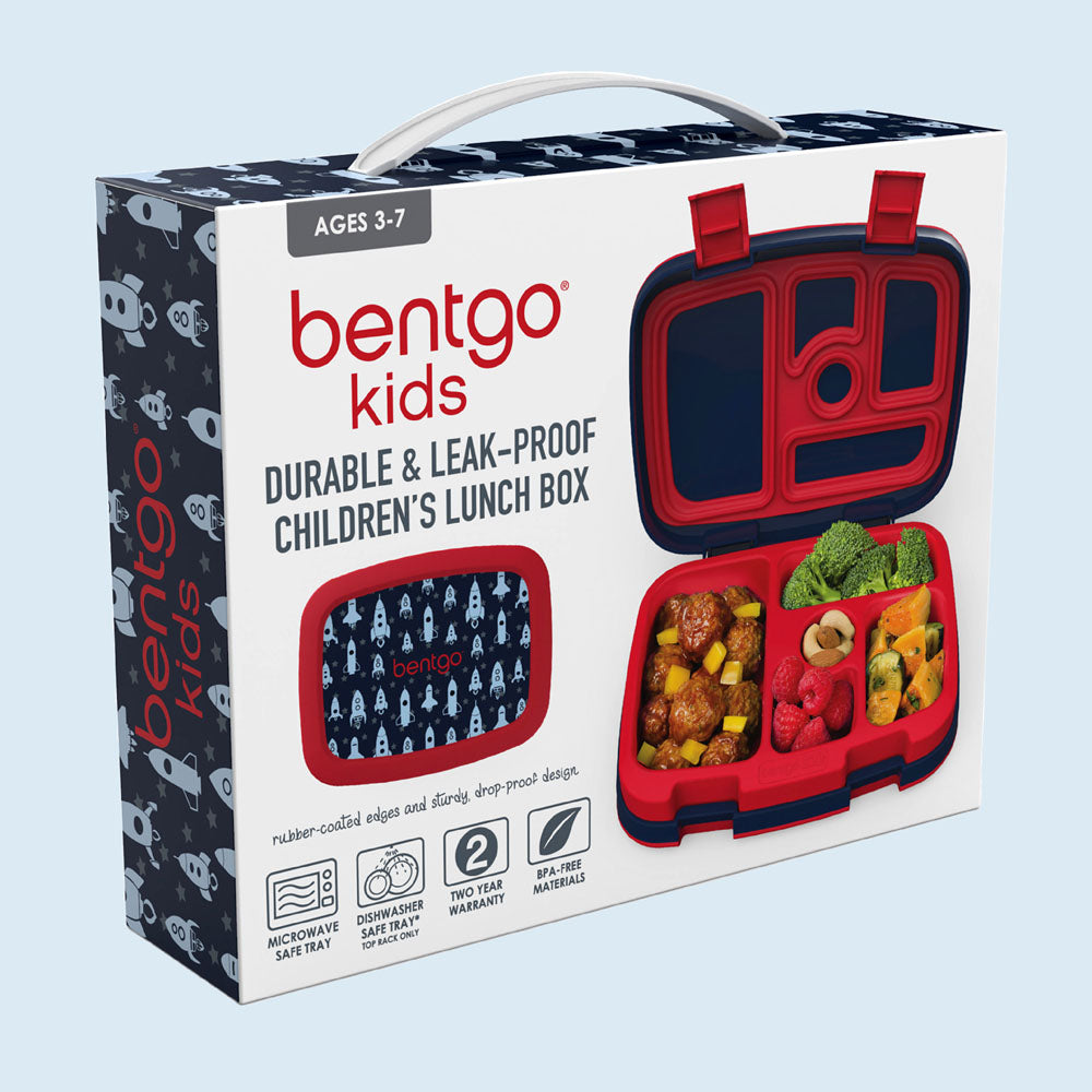 Bentgo Kids Prints Lunch Box - Space Rockets | Product Packaging