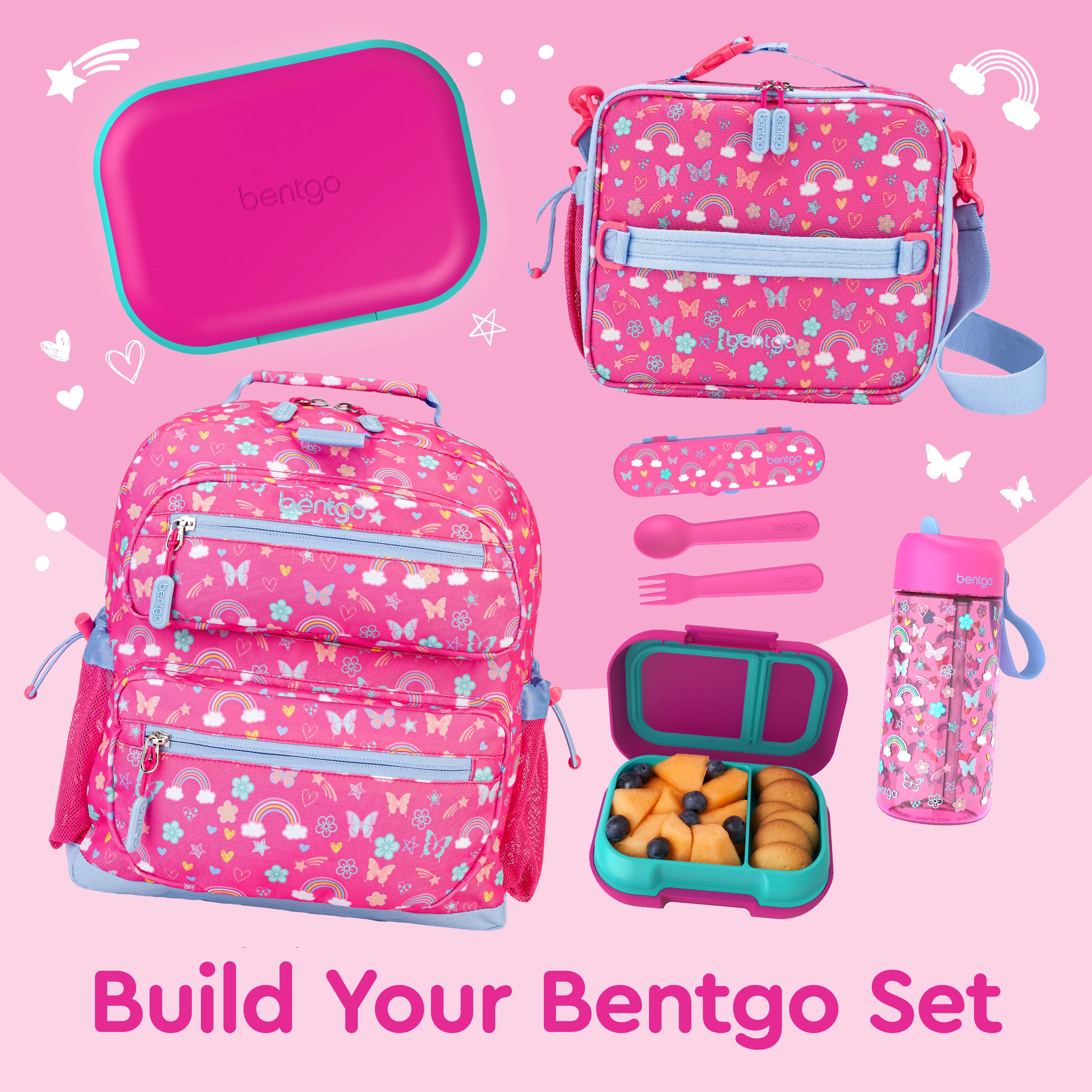 Bentgo® Chill Kids Lunch Box - Fuchsia/Teal | Build Your Bentgo Set