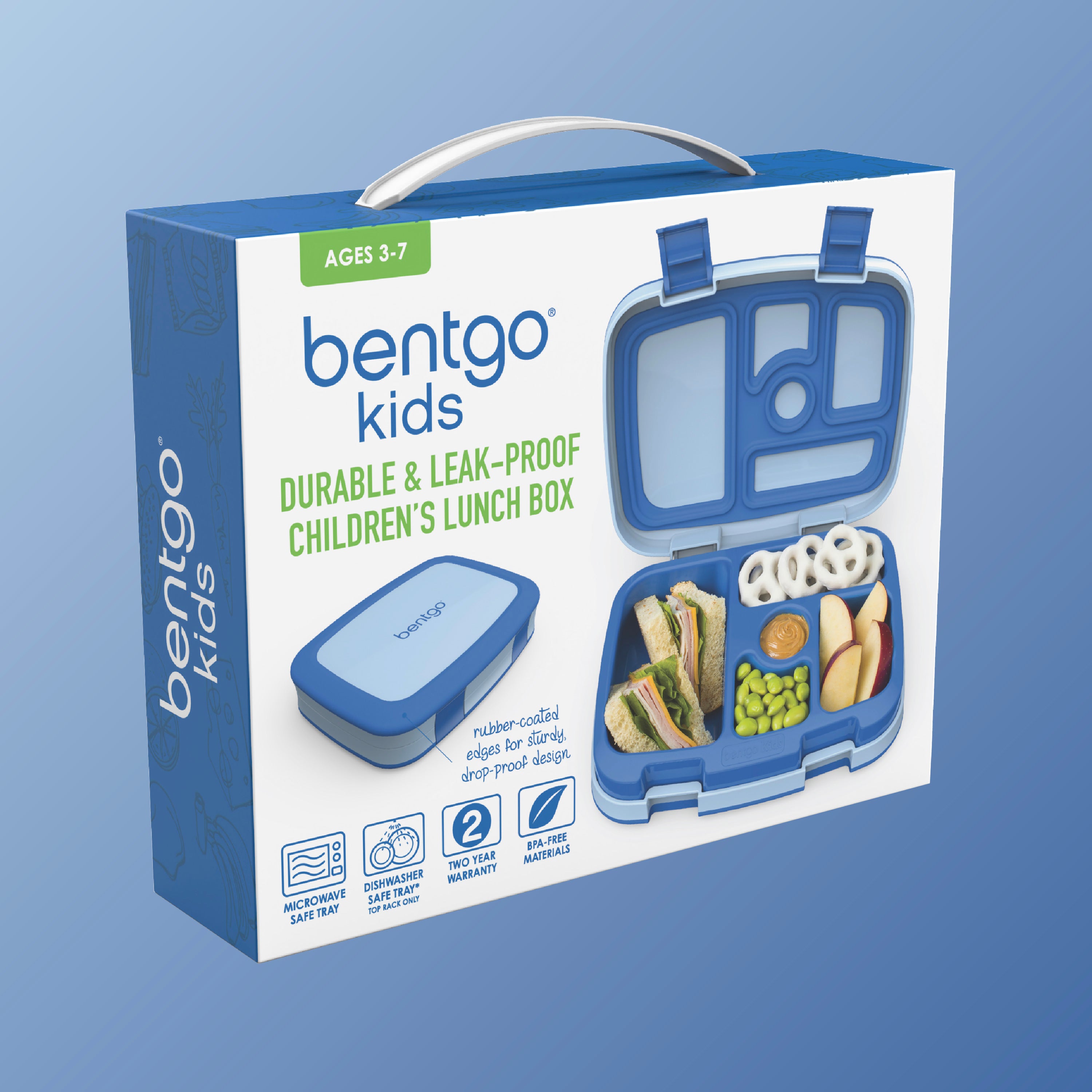 Bentgo® Kids Lunch Box - Blue | Packaging