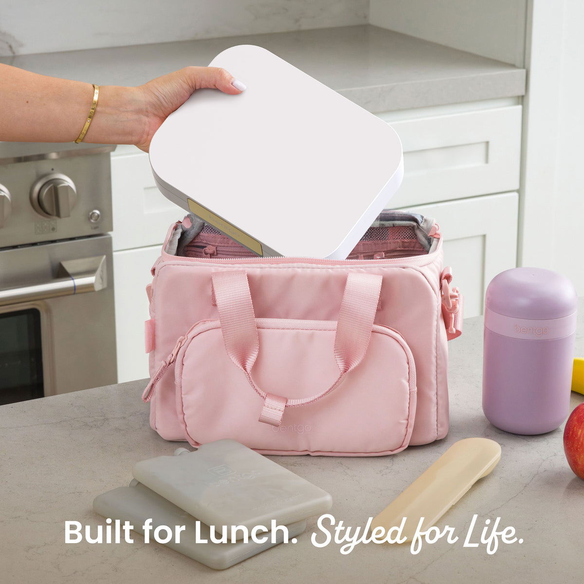 Bentgo® Modern Lunch Box - White | Built For Lunch. Styled For Life