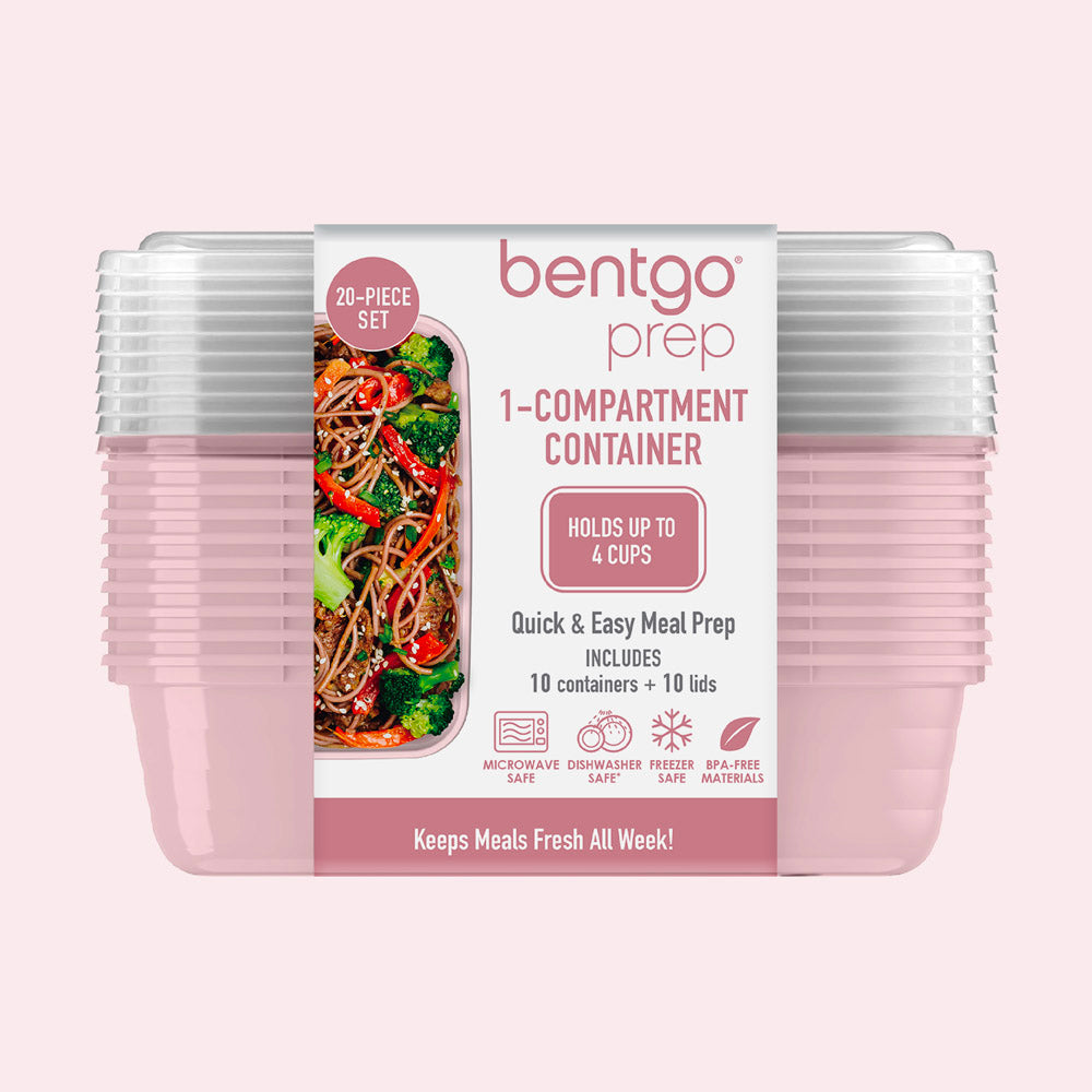 Bentgo® 1-Compartment Containers | Food Prep Containers - Blush Pink