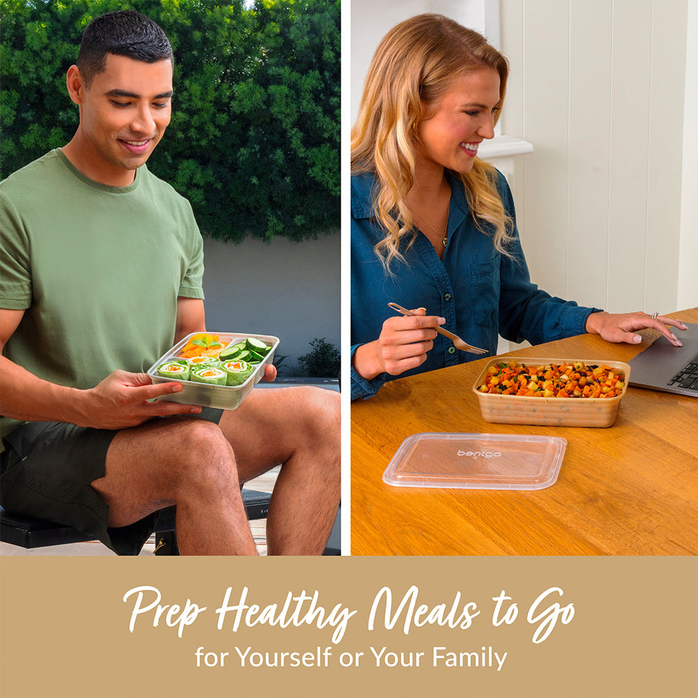 Bentgo® Prep 60-Piece Meal Prep Kit - Gleam Metallics | Prep Healthy Meals To Go For Yourself Or Your Family
