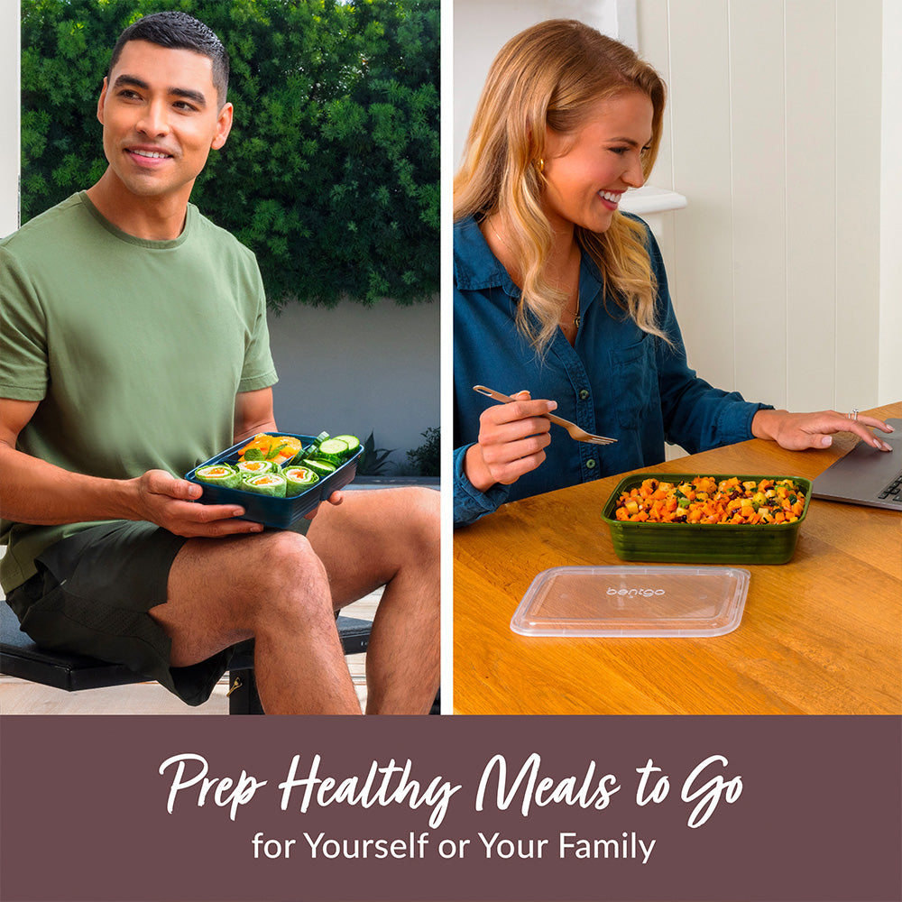 Bentgo® Prep 60-Piece Meal Prep Kit - Rich Shades | Prep Healthy Meals To Go For Yourself Or Your Family