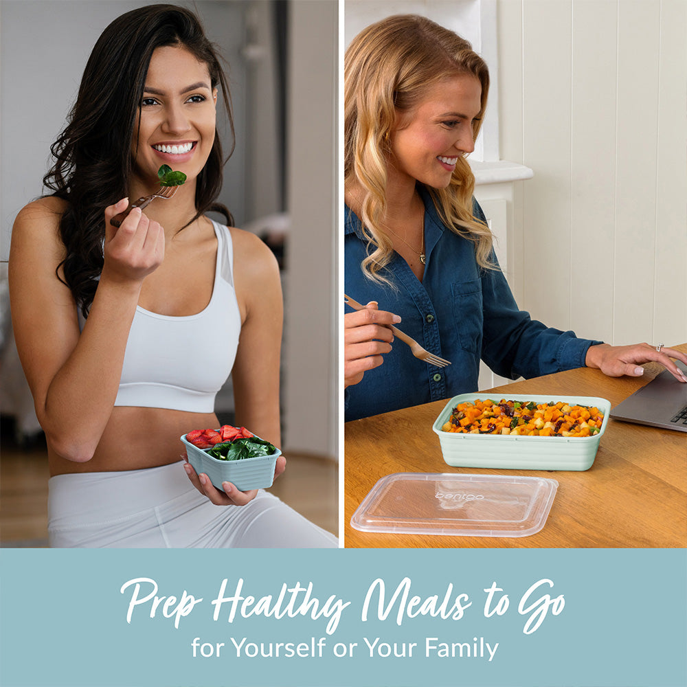 Bentgo® Prep 60-Piece Variety Meal Prep Kit - Floral Pastels | Prep Healthy Meals To Go For Yourself Or Your Family