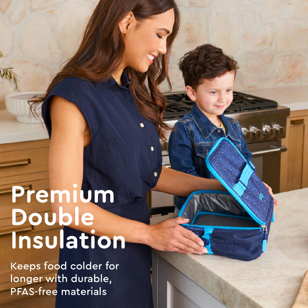 Abyss Blue Speckle Confetti