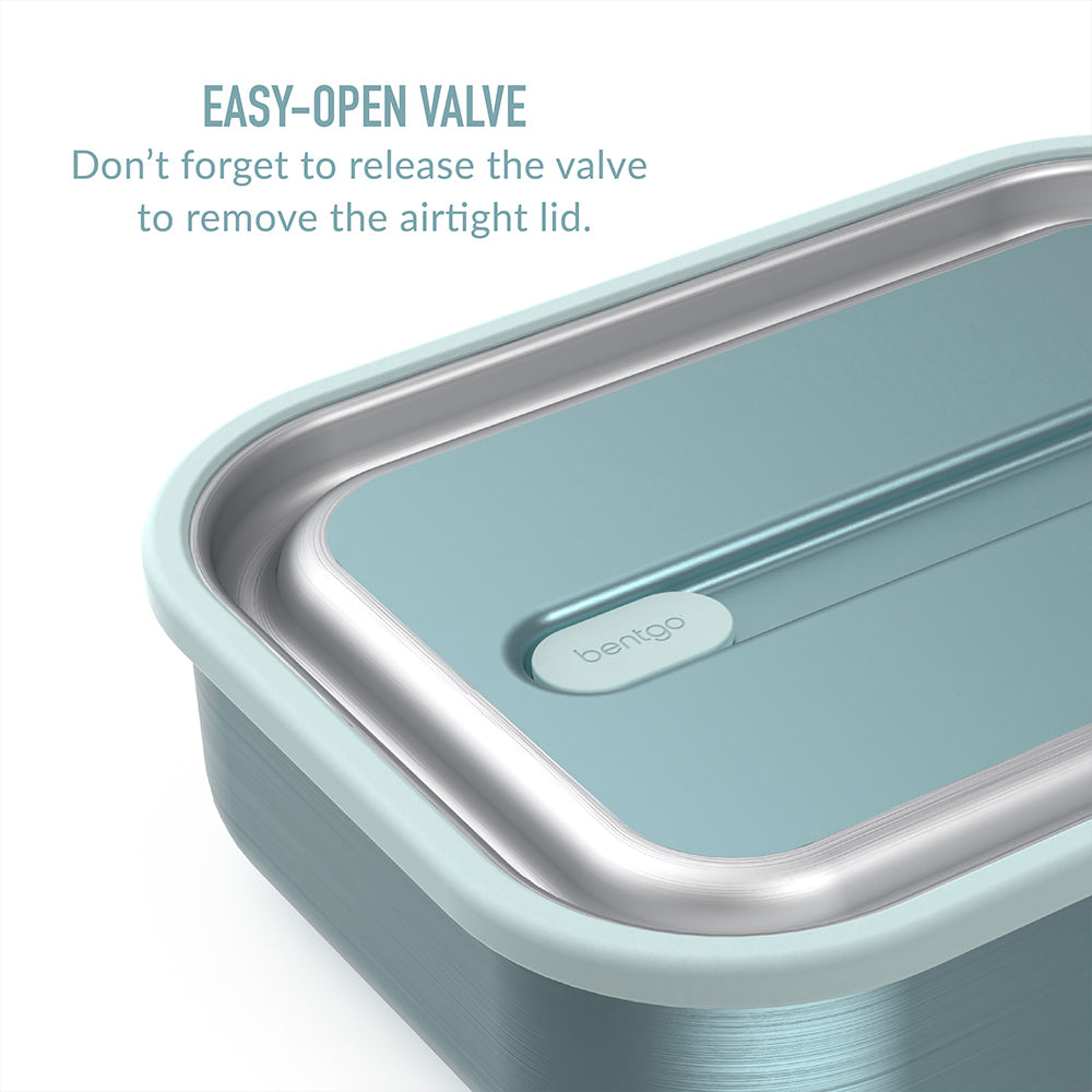 Bentgo® MicroSteel Lunch Box | Aqua
