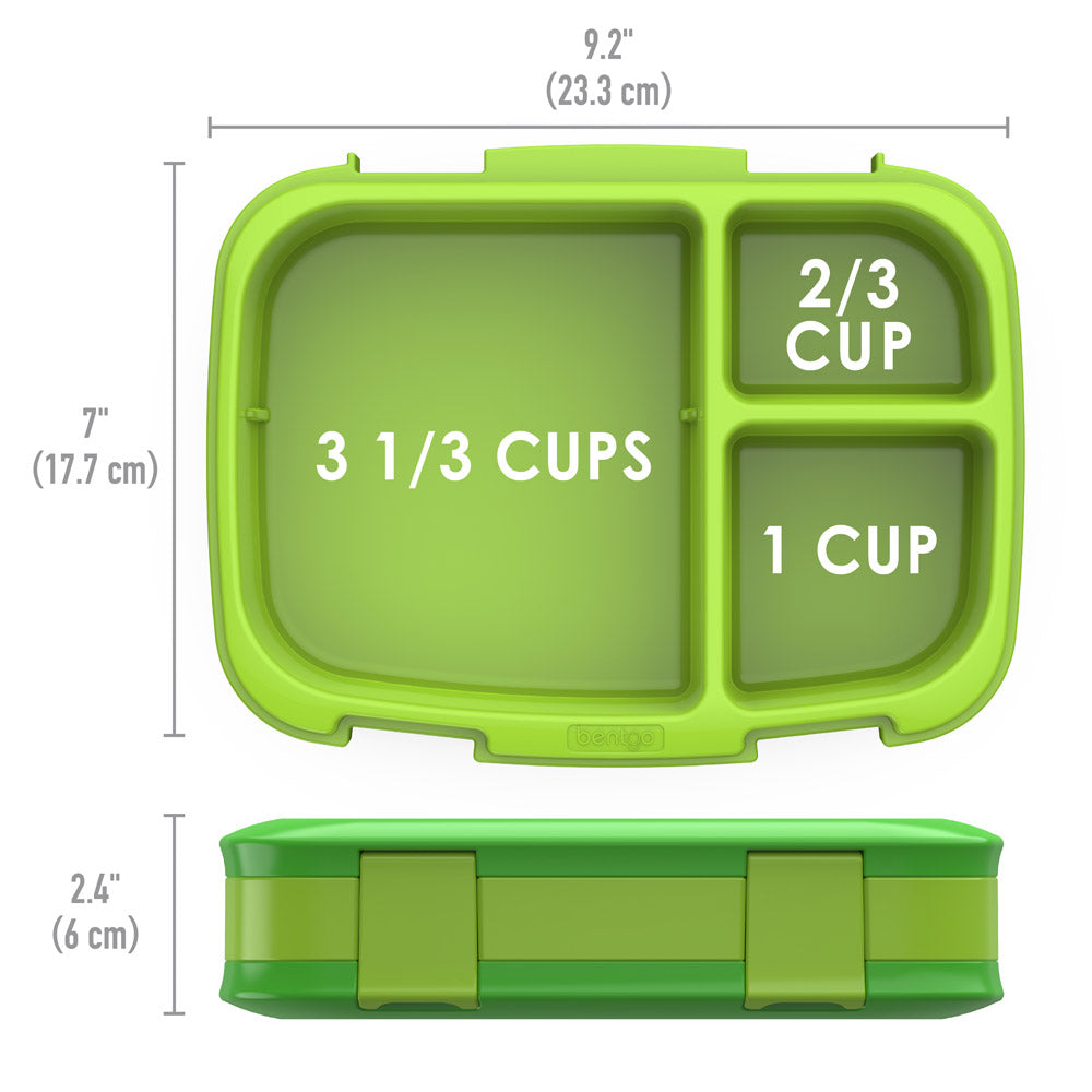 Bentgo Fresh Lunch Box (2-Pack) - Green