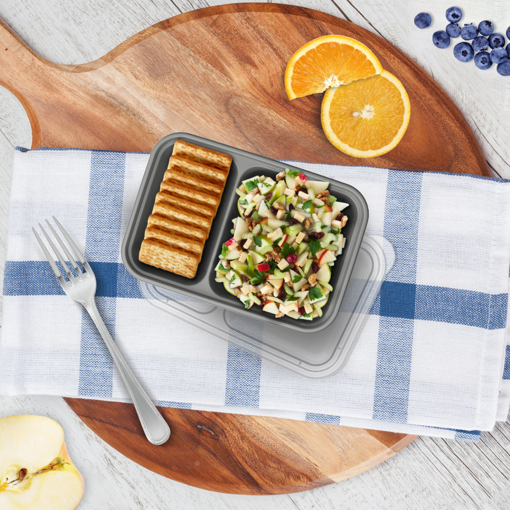 Bentgo® Prep 2-Compartment Snack Containers (20-Piece) - Pewter | Lifestyle Image