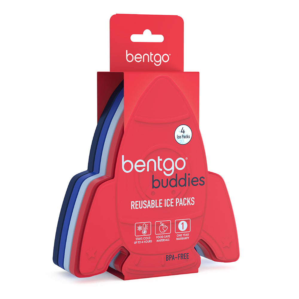 Bentgo Buddies Reusable Ice Packs - Space Rockets