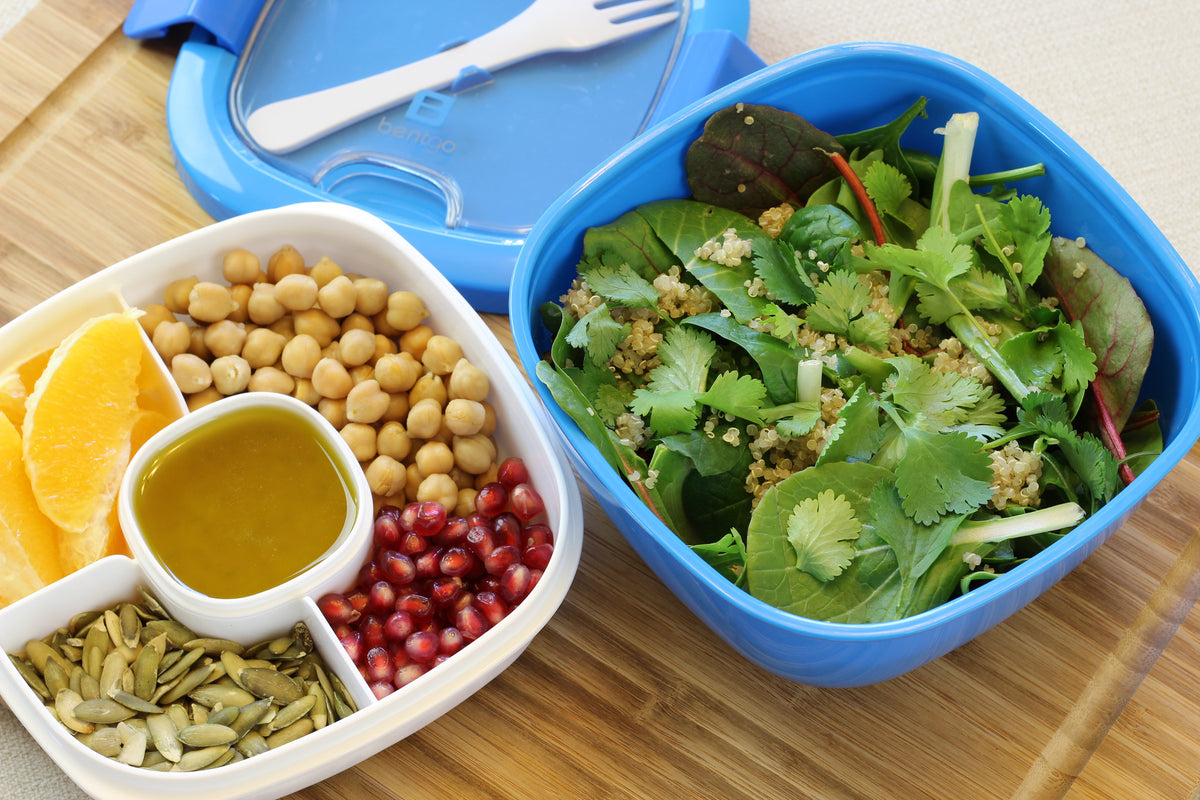 Vegan Lunch Delight: Citrus Chickpea Quinoa Salad