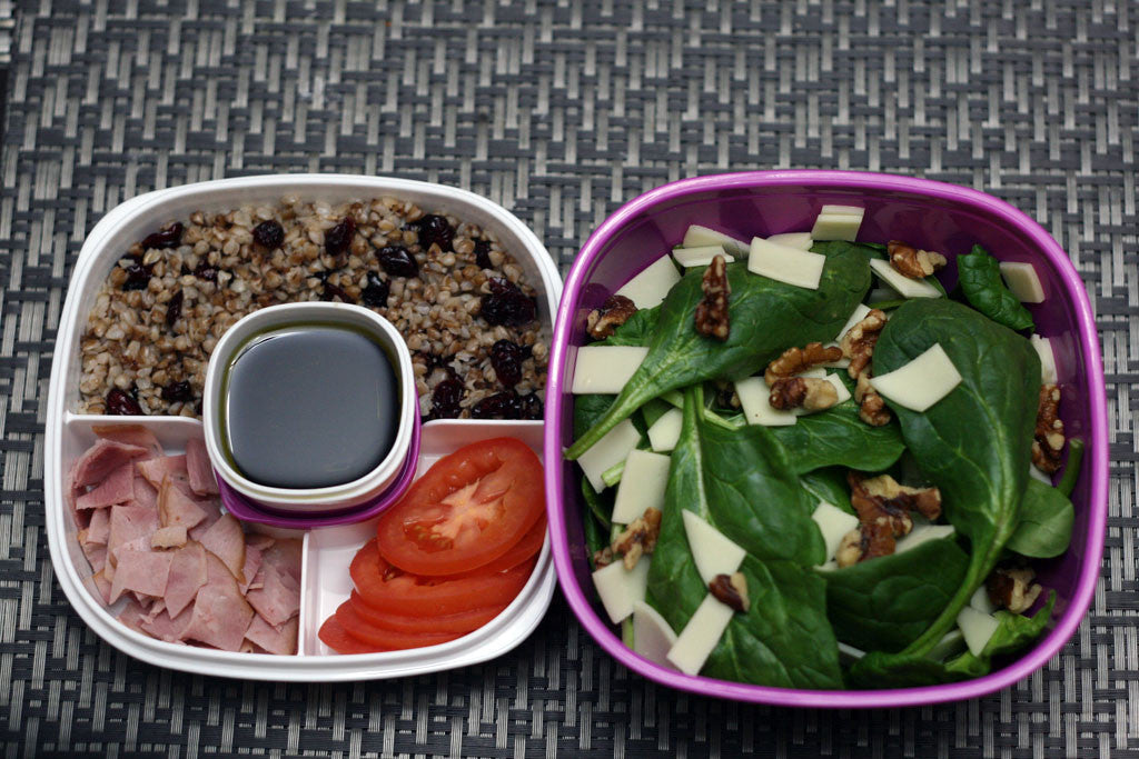 Gluten-Free Cranberry Spinach Buckwheat Salad