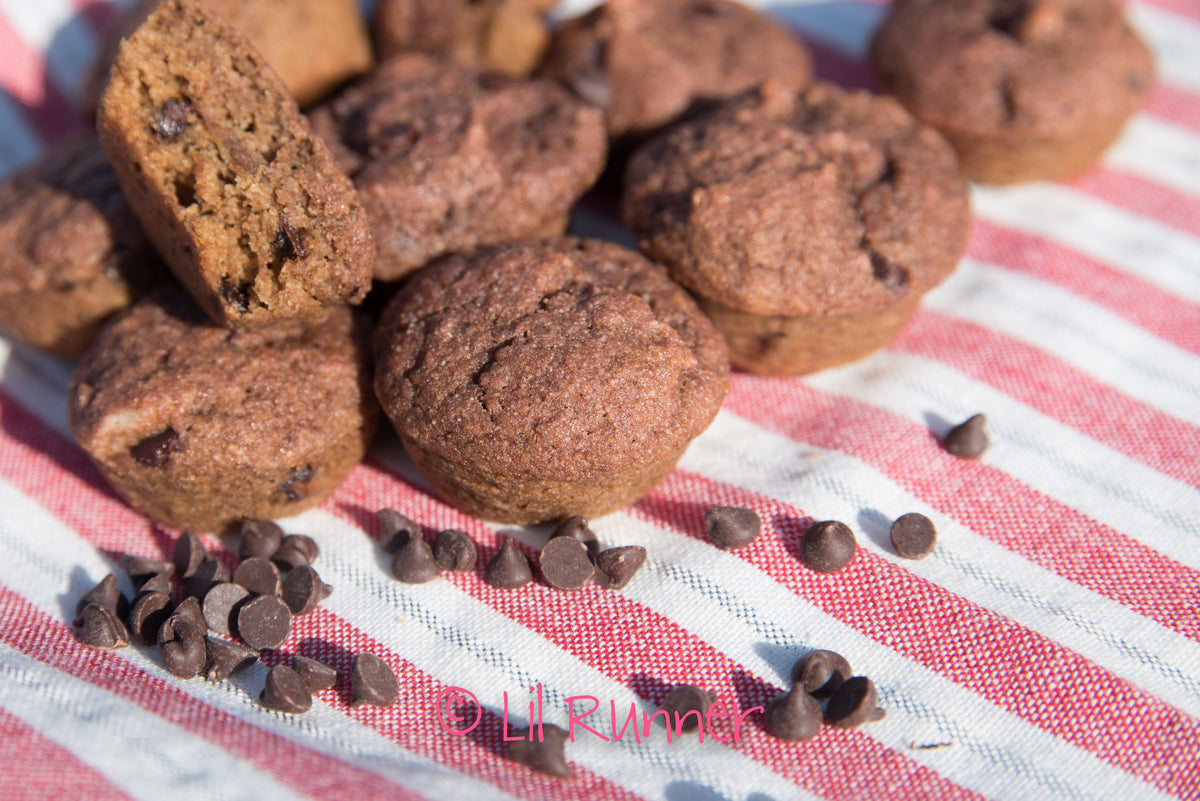 Mini Chocolate Chip Beet Muffins