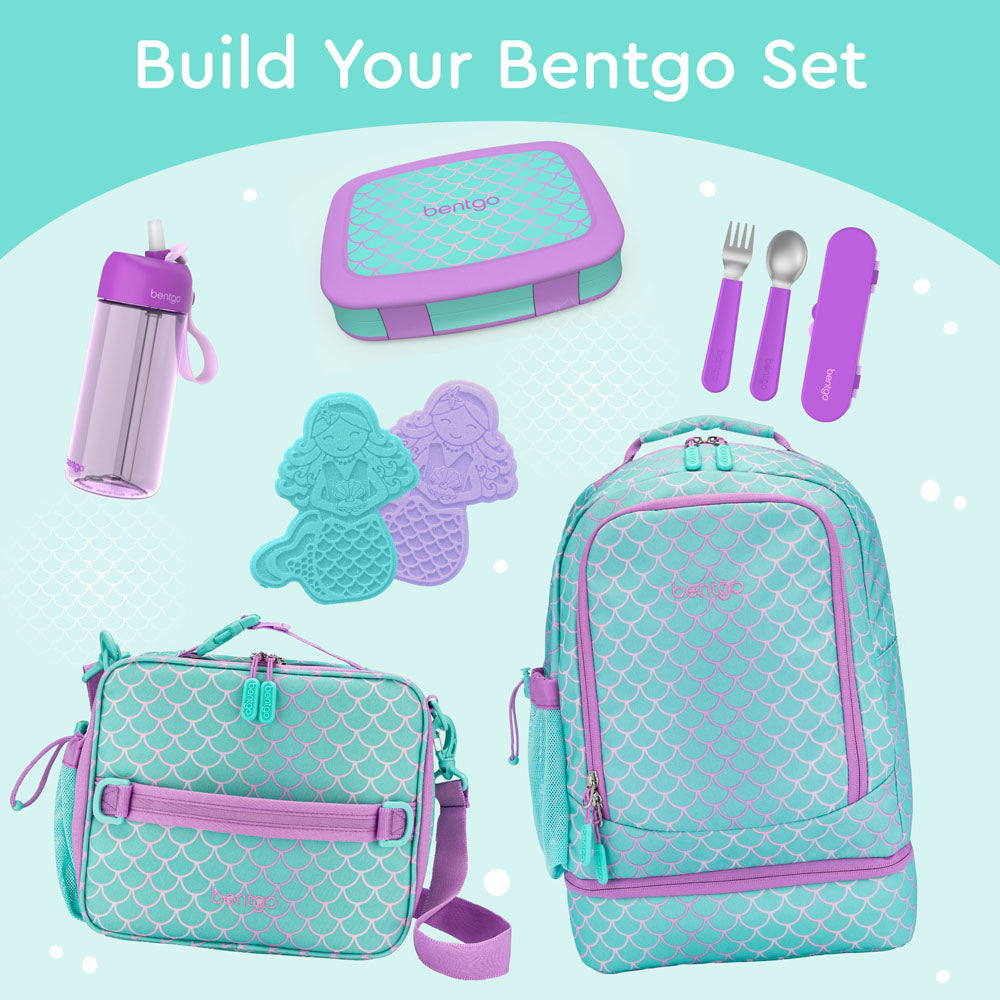 Bentgo® Kids Prints Lunch Box (2-Pack) - Mermaid Scales | This Lunch Box Is Perfect To Build Your Bentgo Set