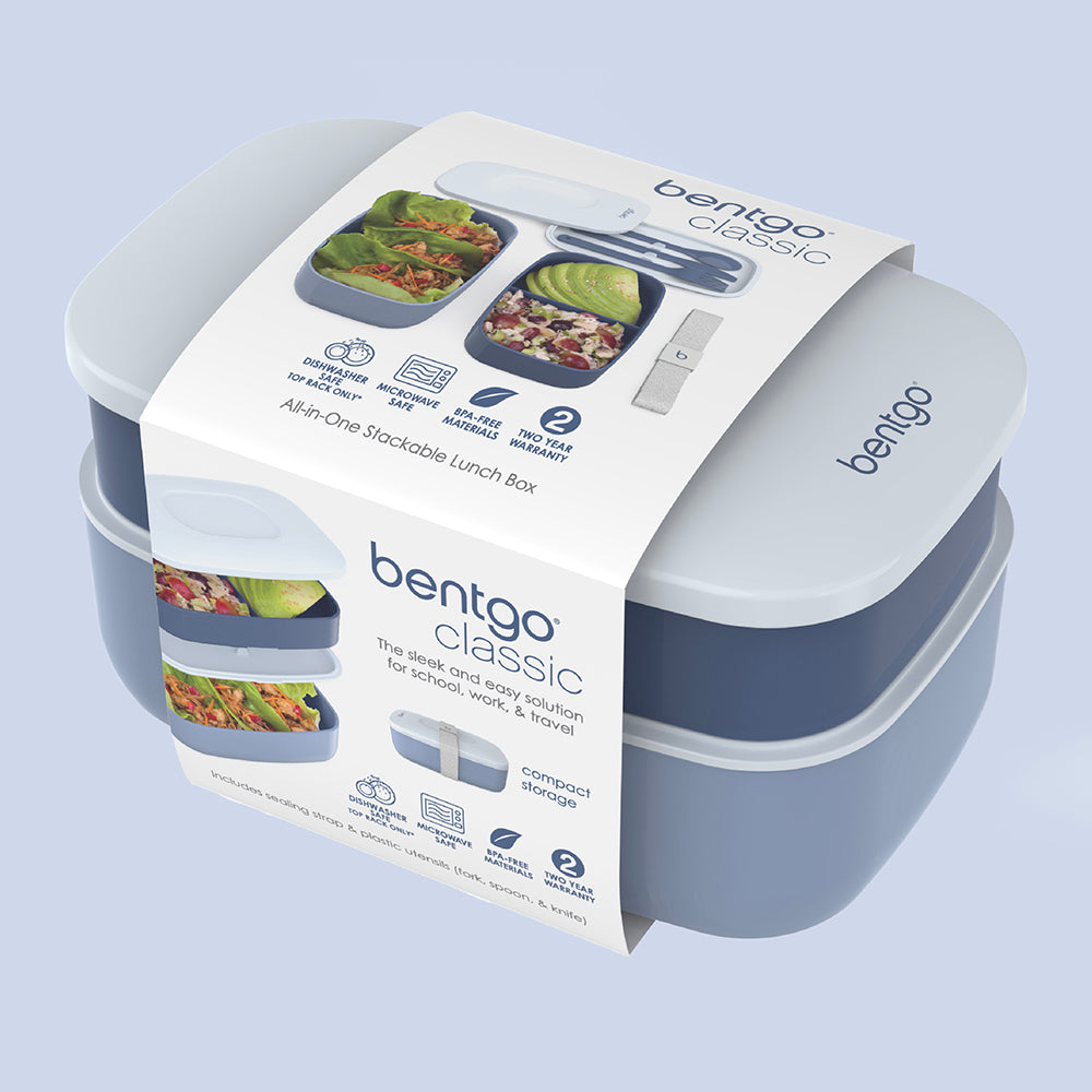 Bentgo® Classic Lunch Box - Slate | Packaging