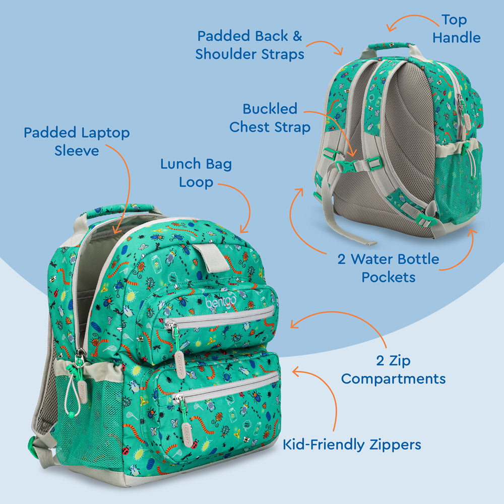 Bentgo® Kids Backpack | Bug Buddies