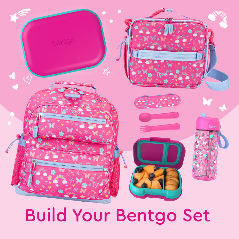 Bentgo® Kids Chill Lunch Box (2-Pack) - Fuchsia/Teal | This Lunch Box Is Perfect To Build Your Bentgo Set