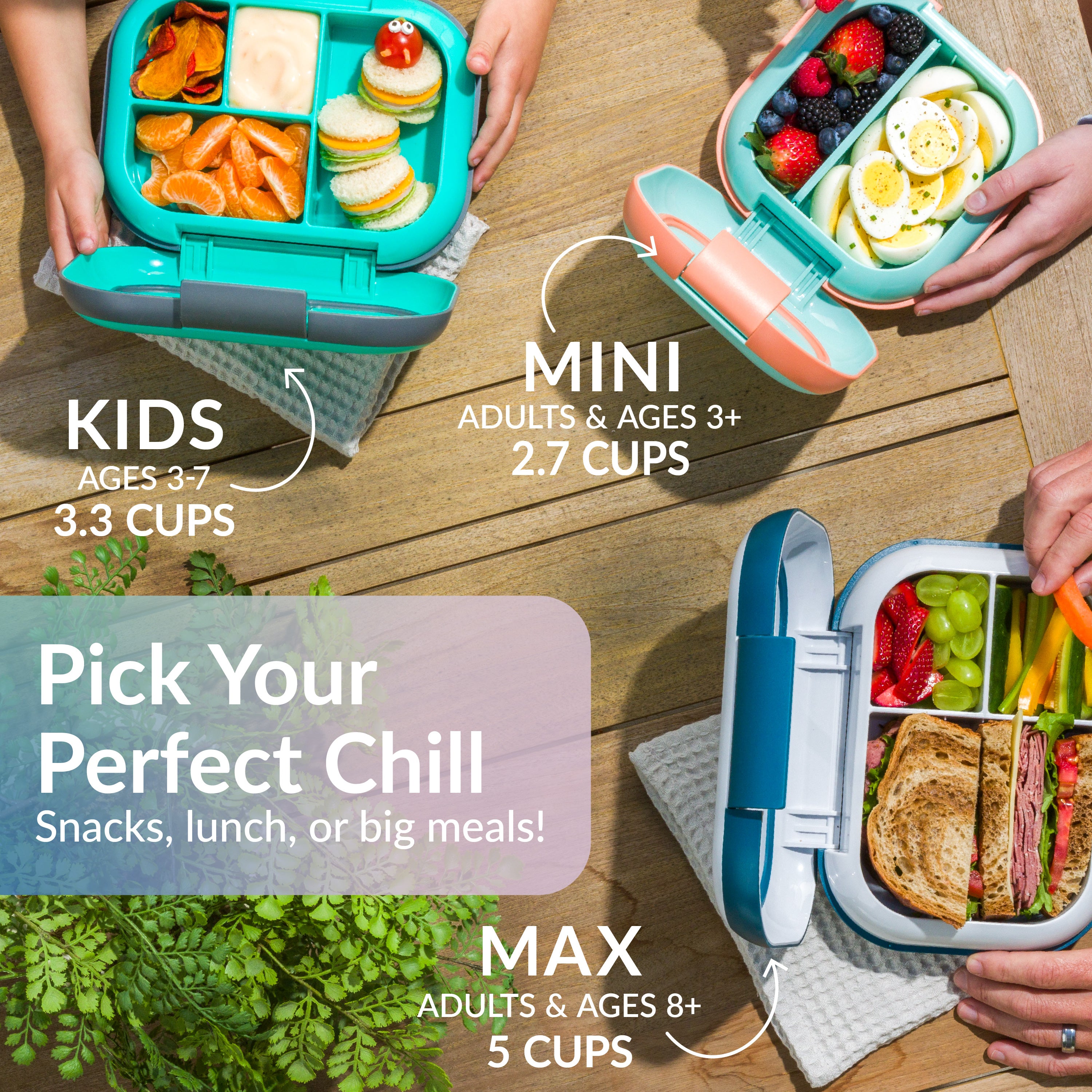 Bentgo® Chill Mini Lunch Box - Lilac Mist  | Pick Your Perfect Chill - Snacks, Lunch Or Big Meals!