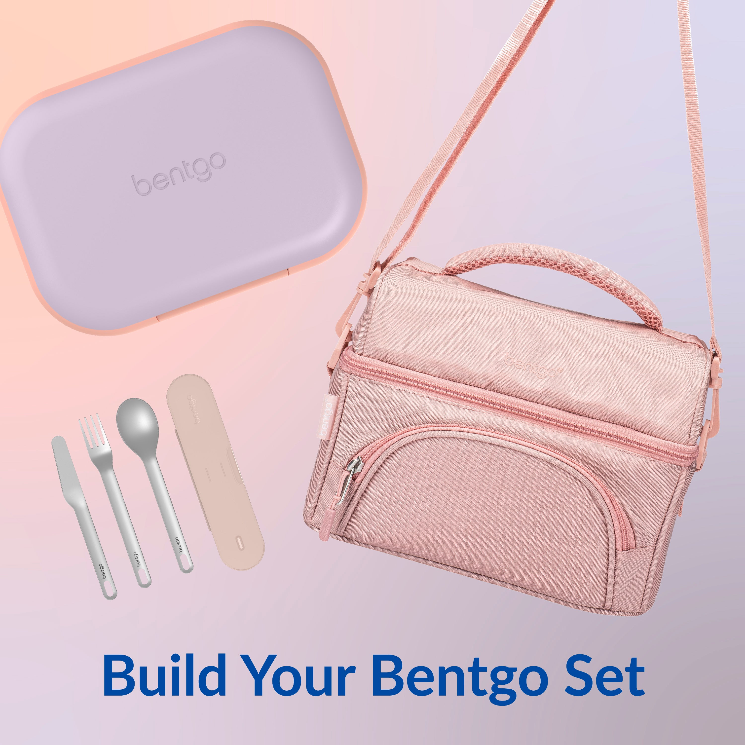Bentgo® Chill Max Lunch Box  - Lavender and Peach | Build Your Bentgo Set