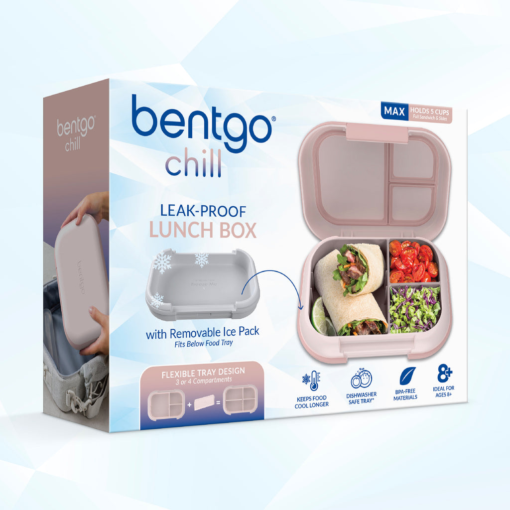 Bentgo® Chill Max Lunch Box  - Pink Cloud and Blush | Packaging