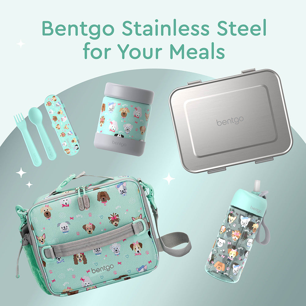 Bentgo® Kids Stainless Steel Food Jar - Puppy Love | Bentgo Stainless Steel For Your Meals