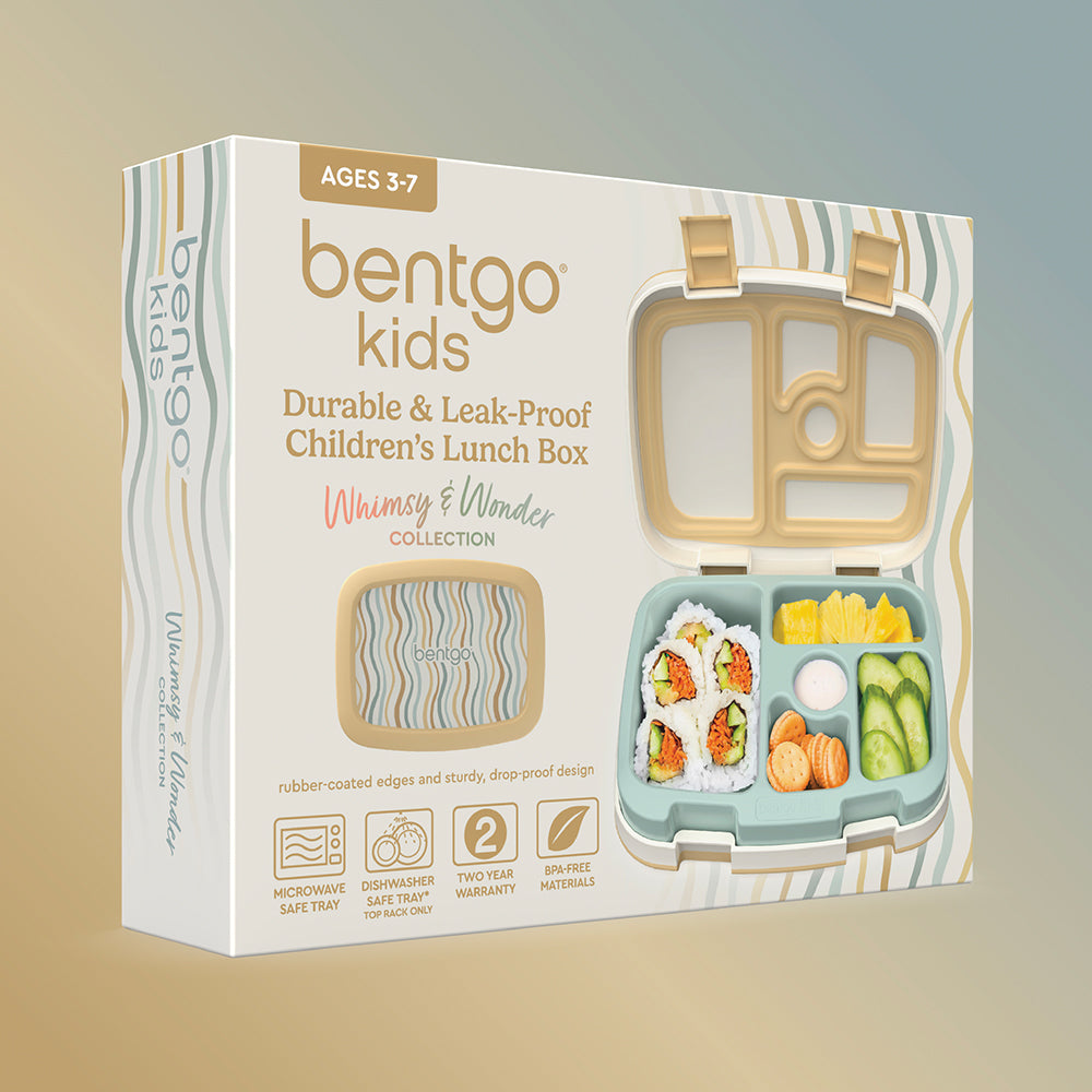 Bentgo® Kids Whimsy & Wonder Prints Lunch Box - Wavy | Packaging