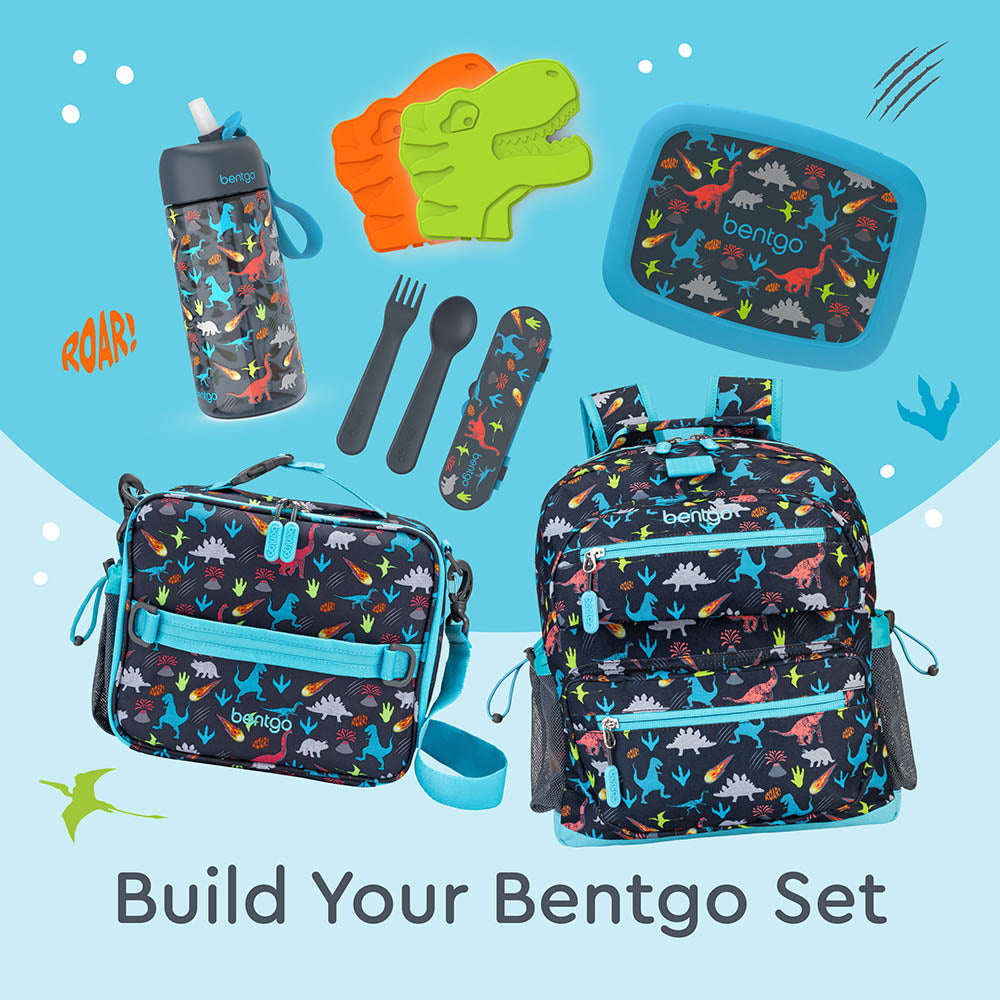 Bentgo® Kids Utensils Set | Dinosaur - Build Your Bentgo Set With Our Lunch Boxes, Bags, and More