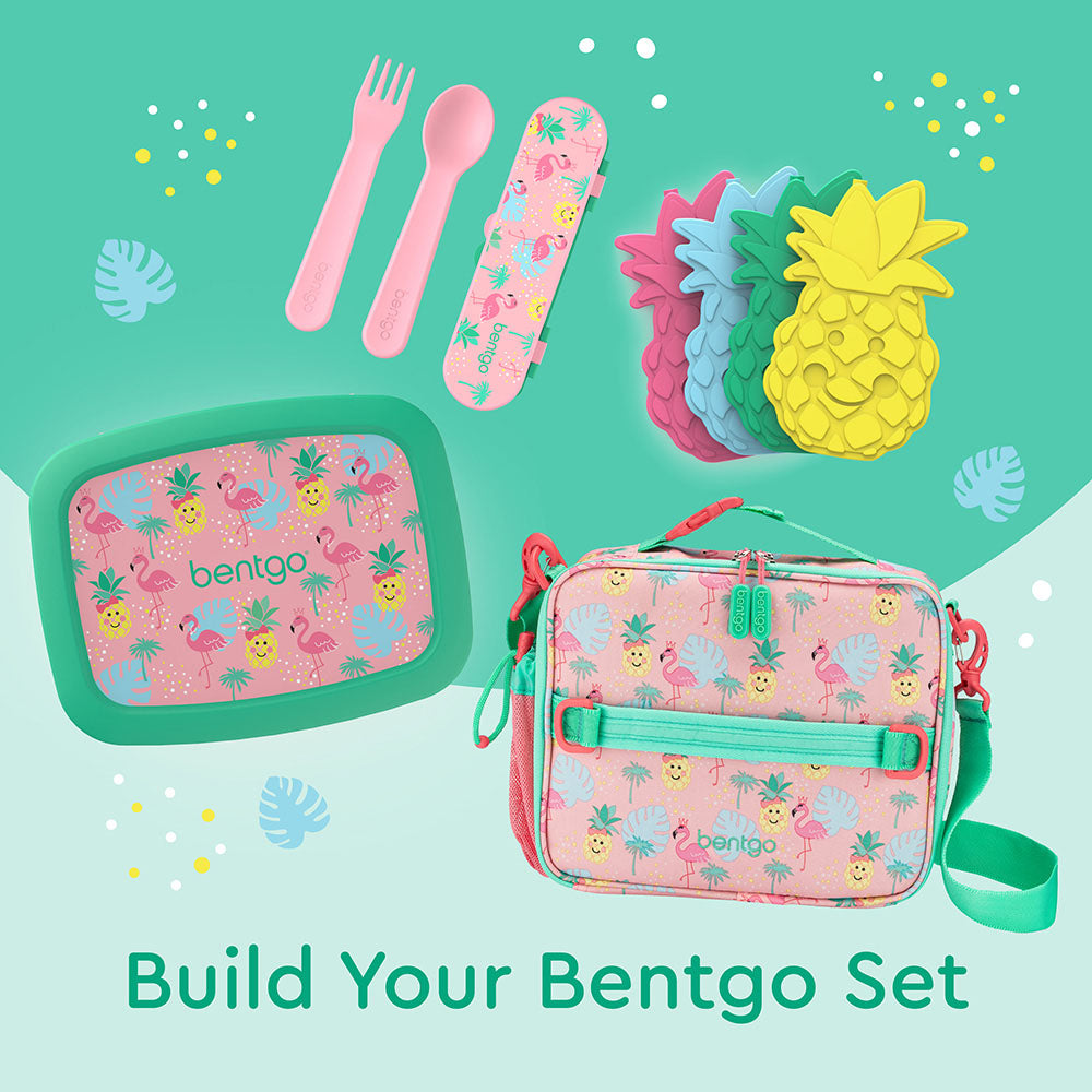 Bentgo® Kids Utensils Set | Tropical - Build Your Bentgo Set With Our Lunch Boxes, Bags, and More