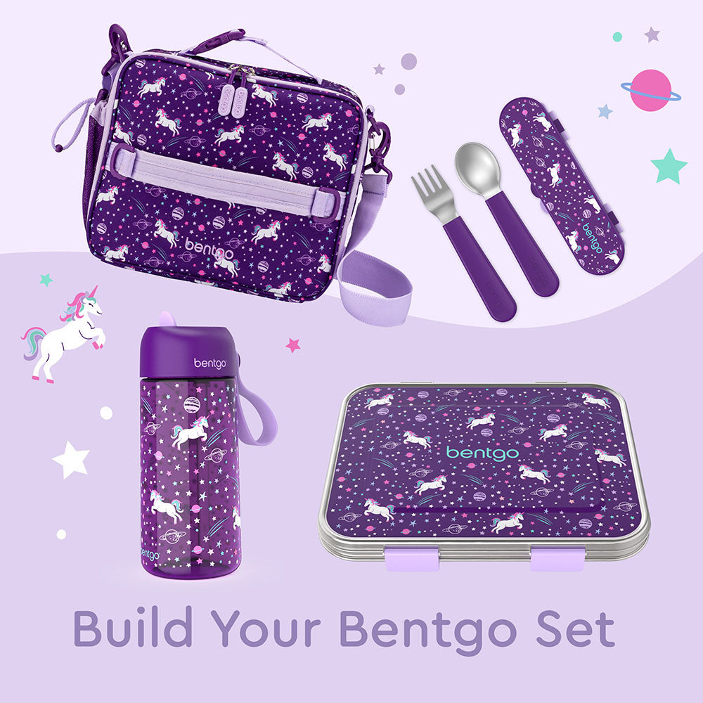 Bentgo® Kids Stainless Steel Utensils Set | Unicorn