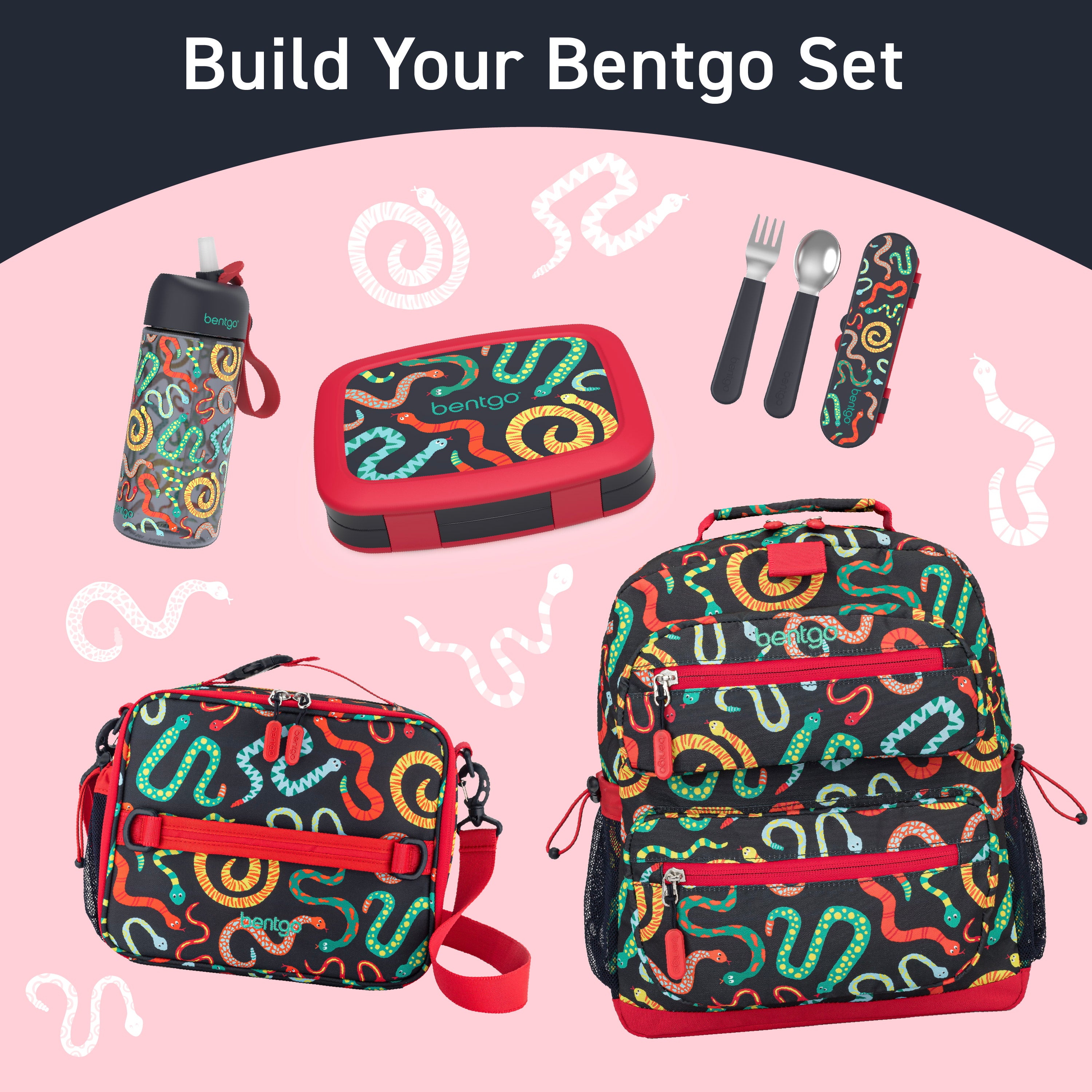 Bentgo Kids Water Bottle - Sssnakes | Build Your Bentgo Set