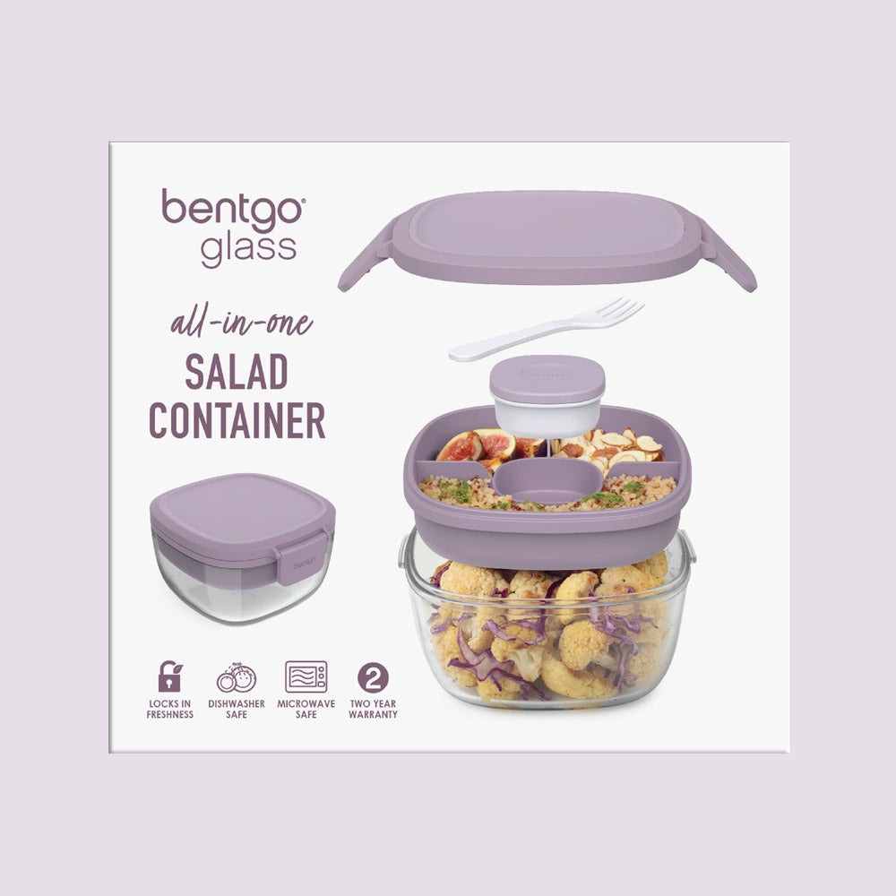 Bentgo® Glass Salad Container - Lavender | Packaging