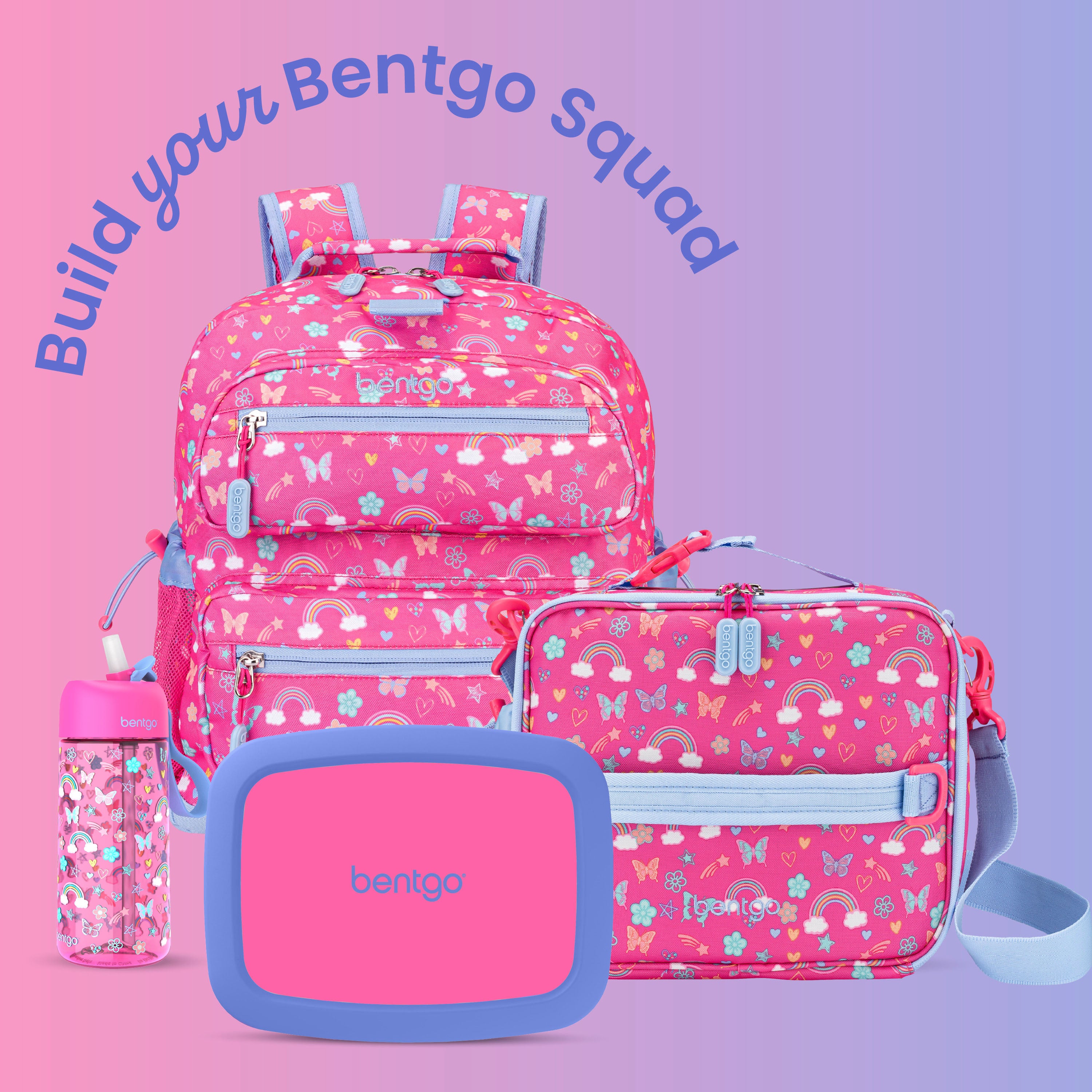 Bentgo® Kids Lunch Box - 
Fuchsia | Build Your Bento Squad