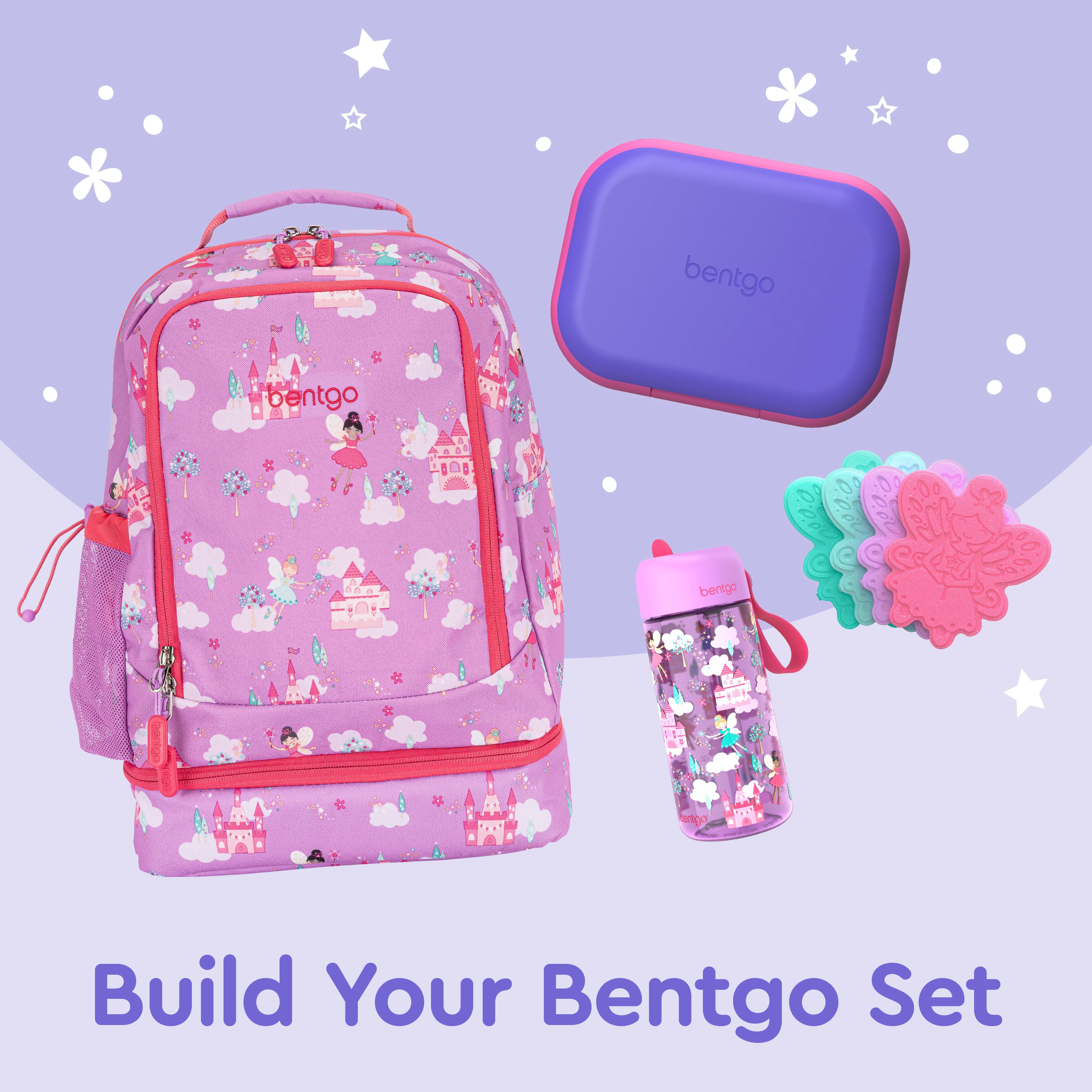 Bentgo® Chill Kids Lunch Box - Electric Violet | Build Your Bentgo Set