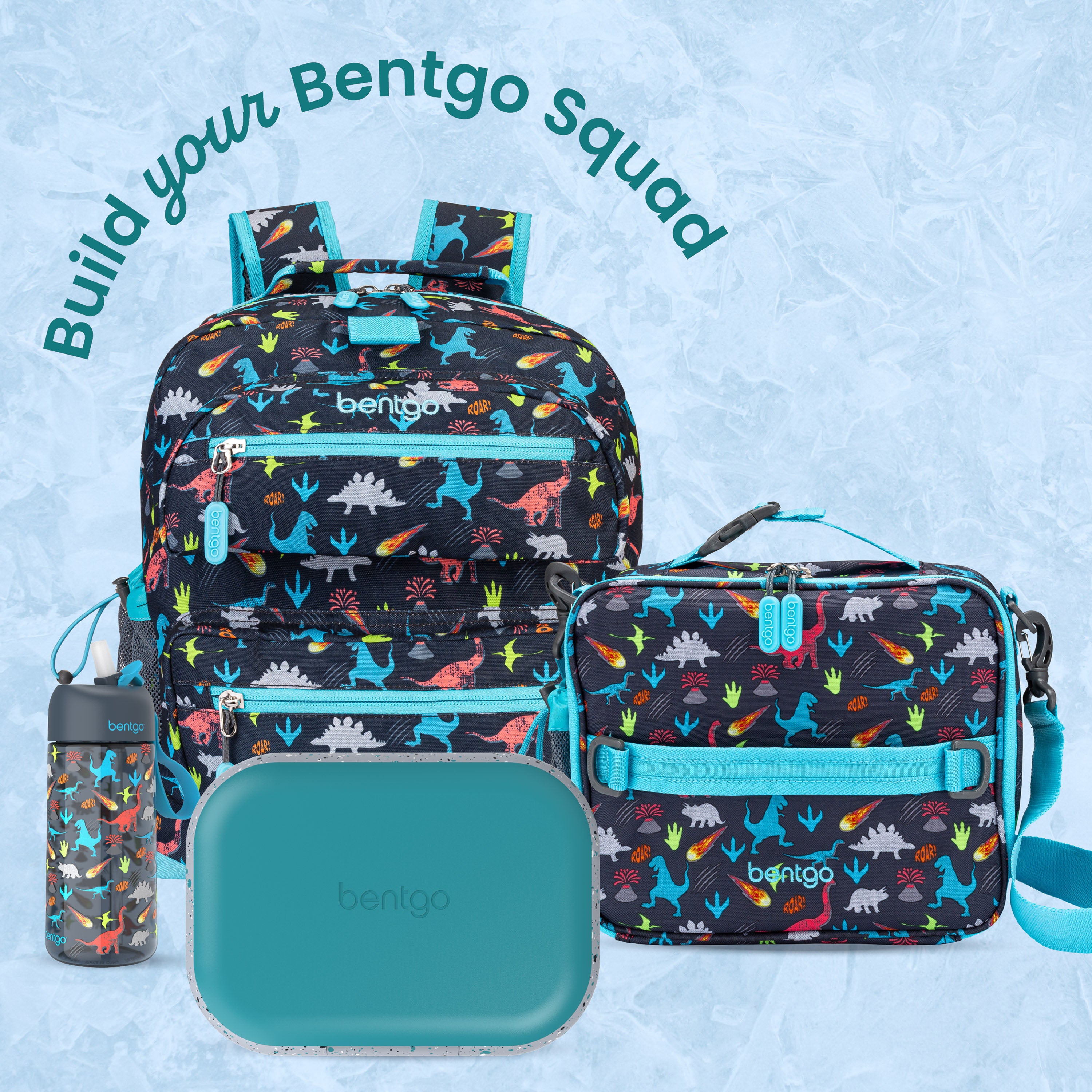 Bentgo® Chill Kids Lunch Box - Truly Teal Speckle | Build Your Bentgo Squad
