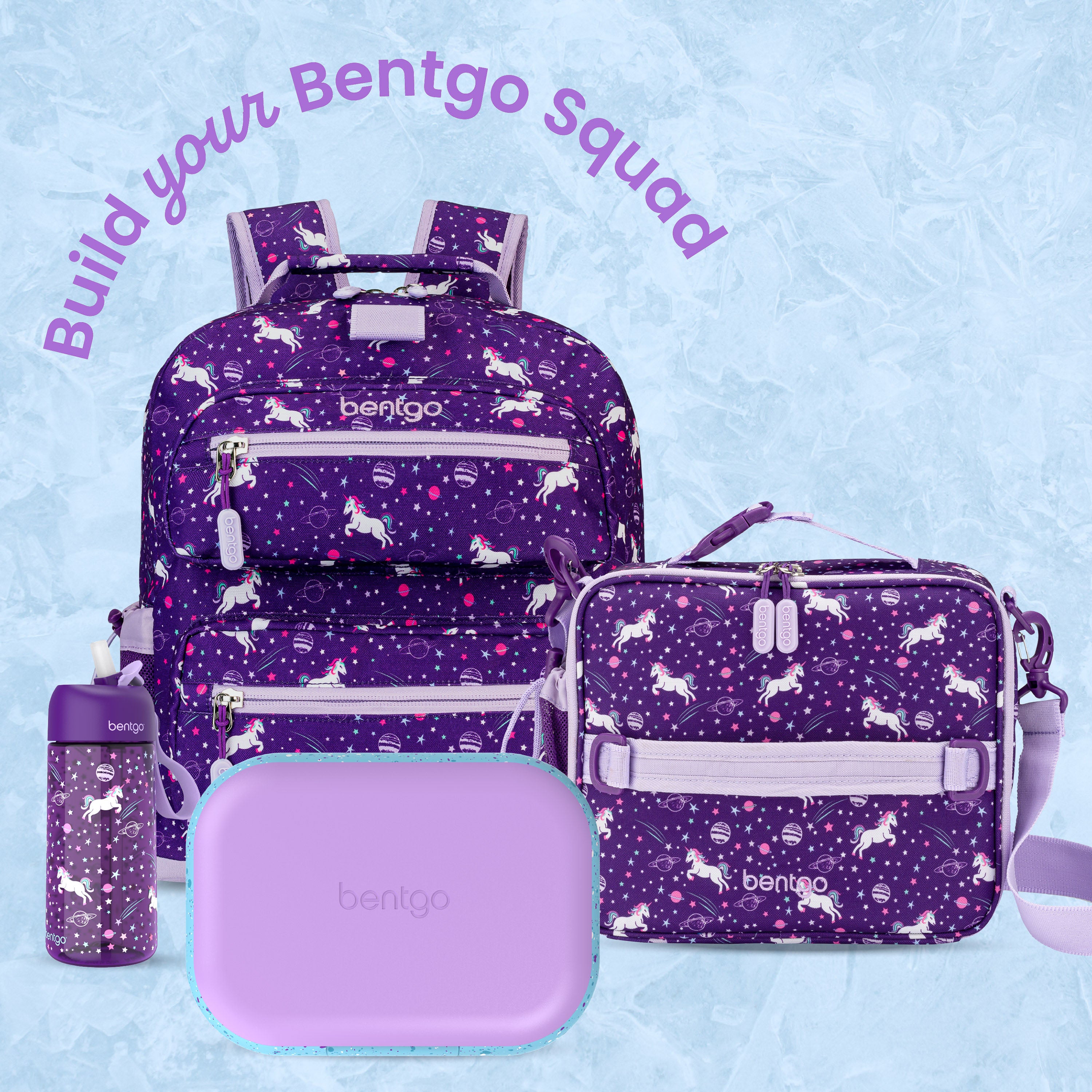 Bentgo® Chill Kids Lunch Box - Vivid Orchid Speckle | Build Your Bentgo Squad
