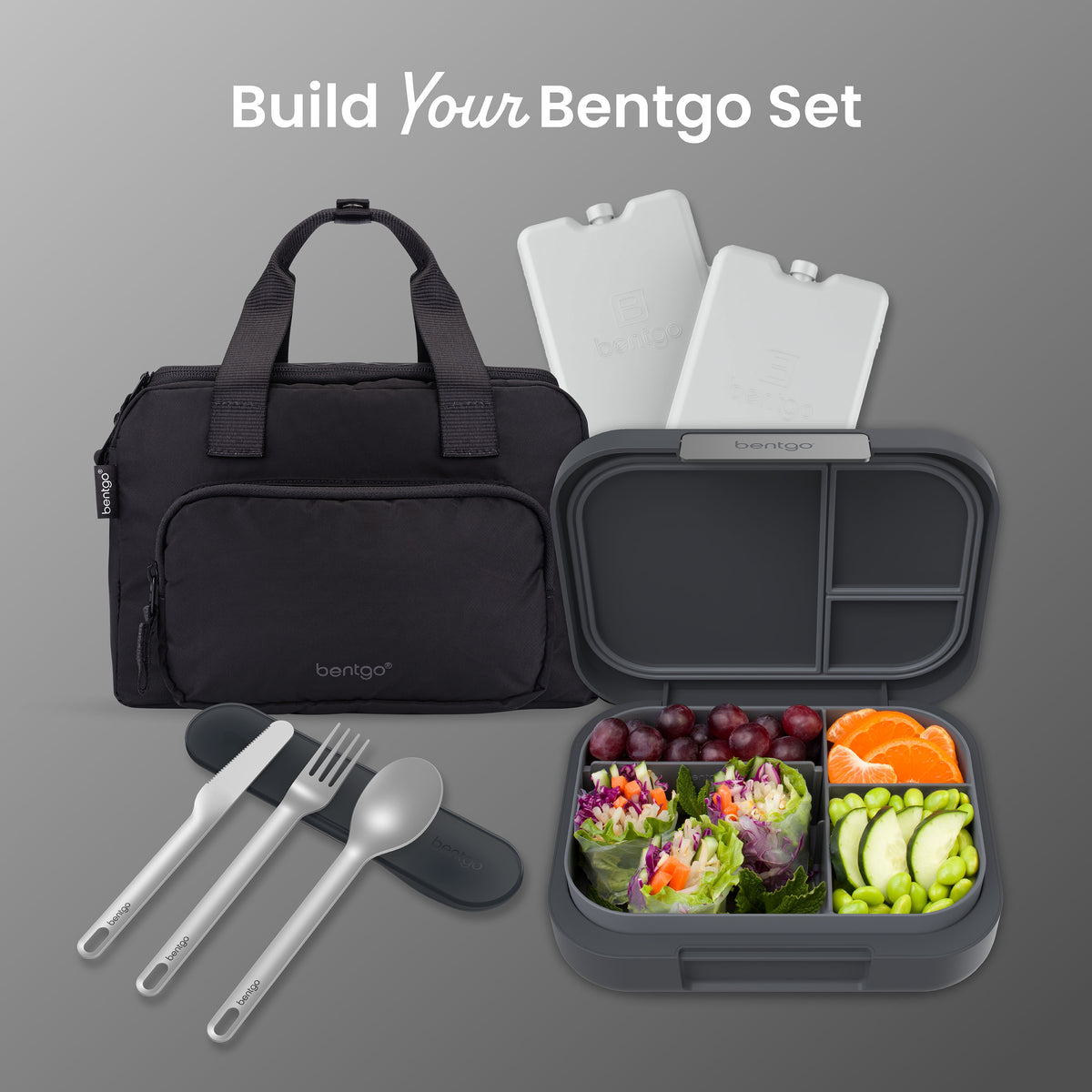 Bentgo® Modern Lunch Box - Dark Gray | Build Your Bentgo Set