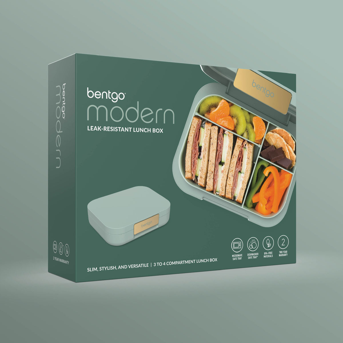 Bentgo® Modern Lunch Box - Mint Green | Product Packaging