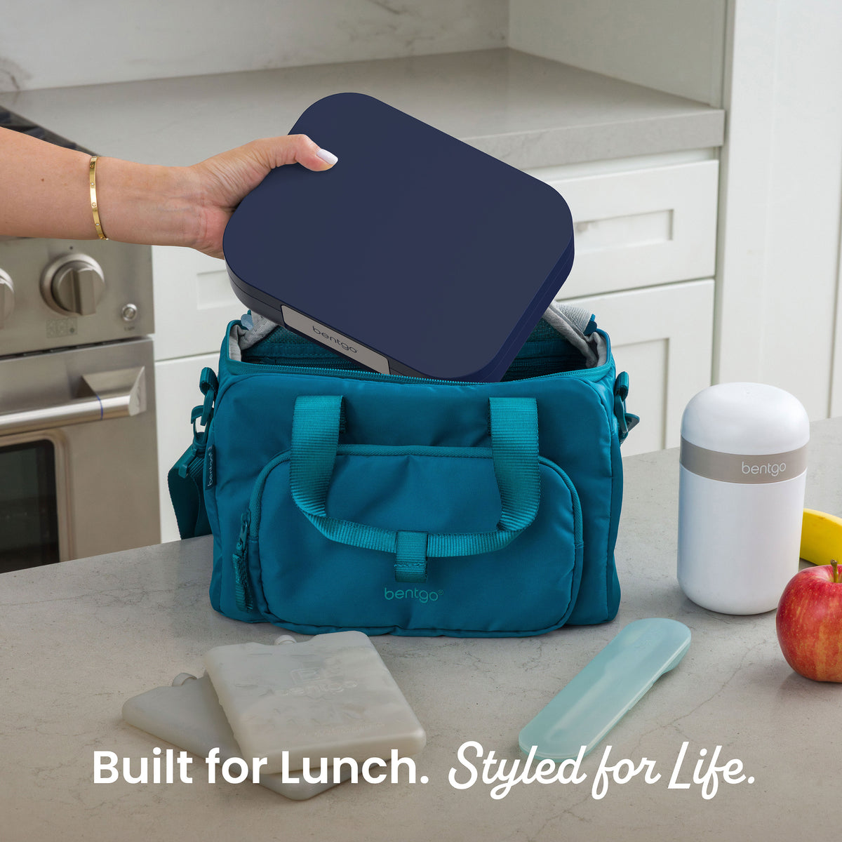 Bentgo® Modern Lunch Box - Navy | Built For Lunch. Styled For Life