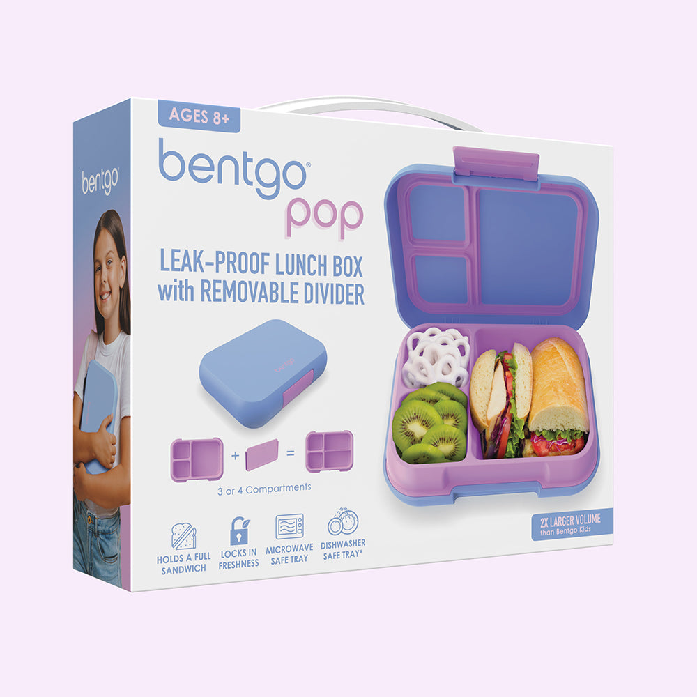 Bentgo® Pop Lunch Box- Periwinkle/Pink | Packaging