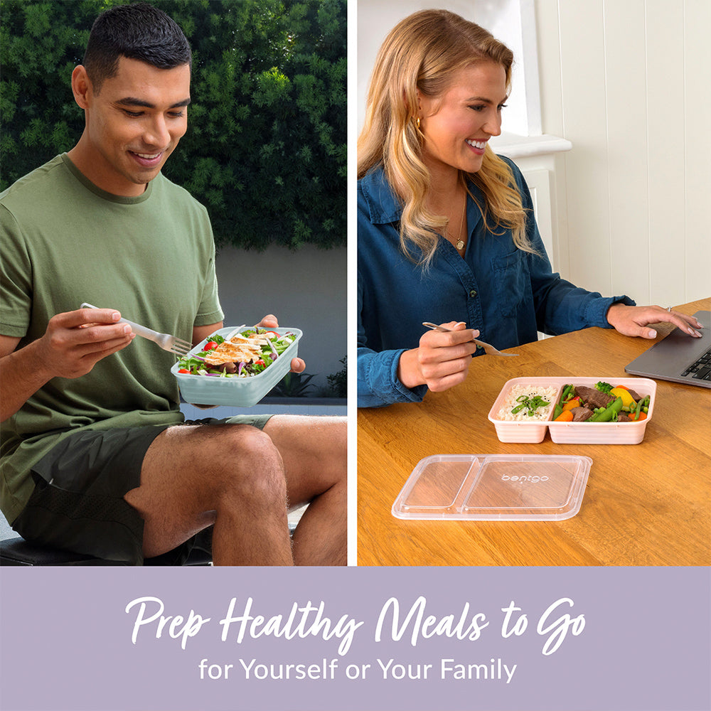 Bentgo® Prep 60-Piece Meal Prep Kit  - Floral Pastels | Prep Healthy Meals To Go For Yourself Or Your Family