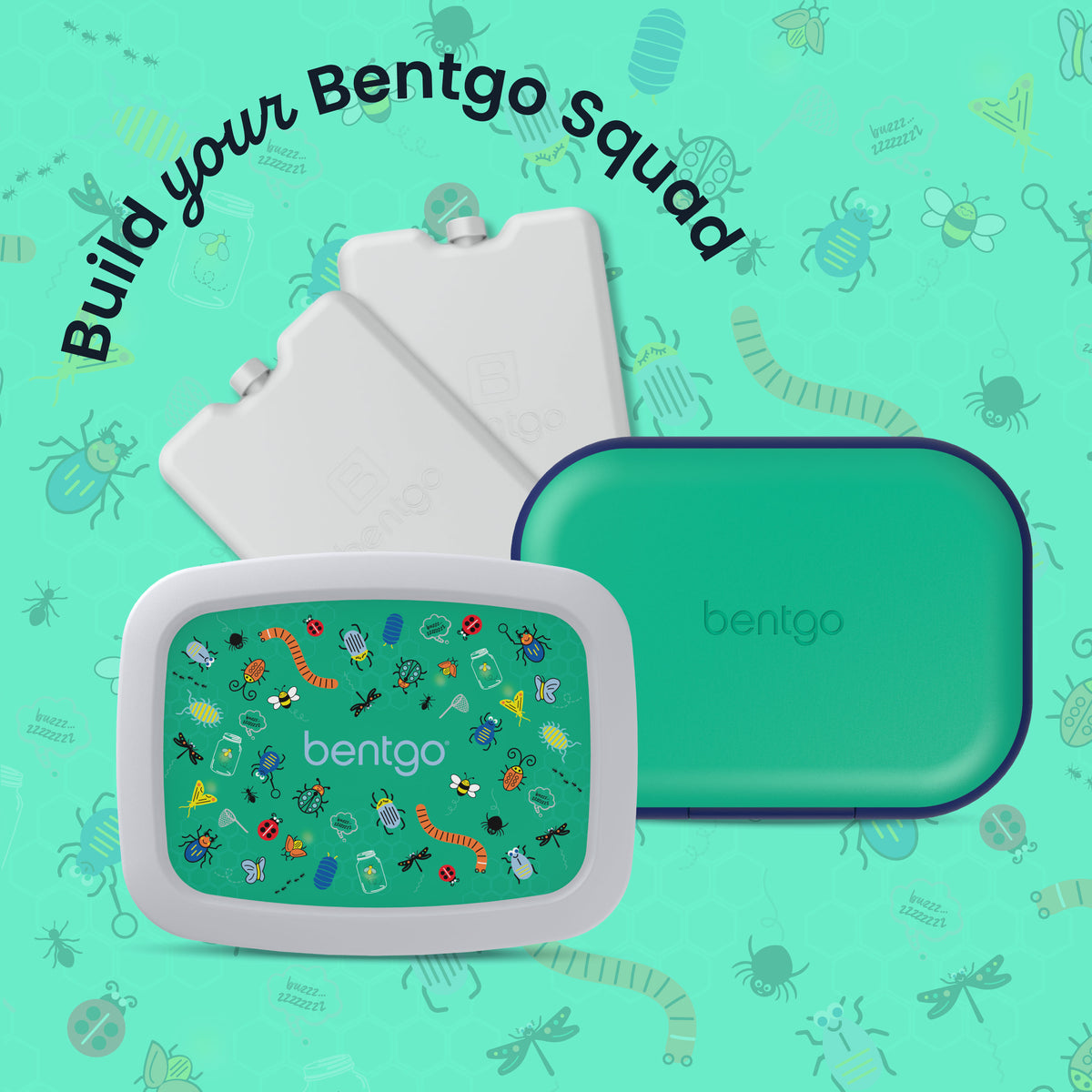 Bentgo® Kids Prints Lunch Bag - Bug Buddies | Build Your Bentgo Squad