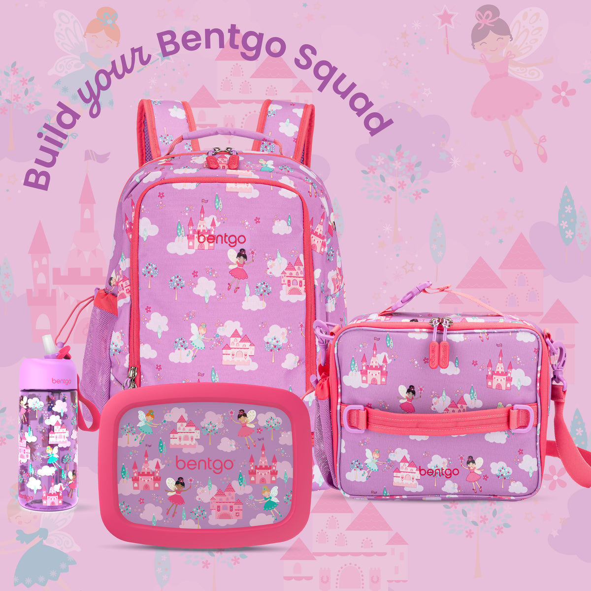 Bentgo® Kids Prints Lunch Bag - Fairies | Build Your Bentgo Squad