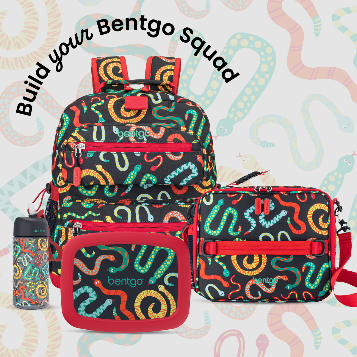 Bentgo® Kids Prints Lunch Bag - Sssnakes | Build Your Bentgo Squad