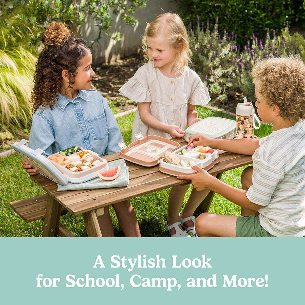 Bentgo Kids Whimsy & Wonder Prints Pack  - Wavy | A Stylish Look For School, Camp, And More!