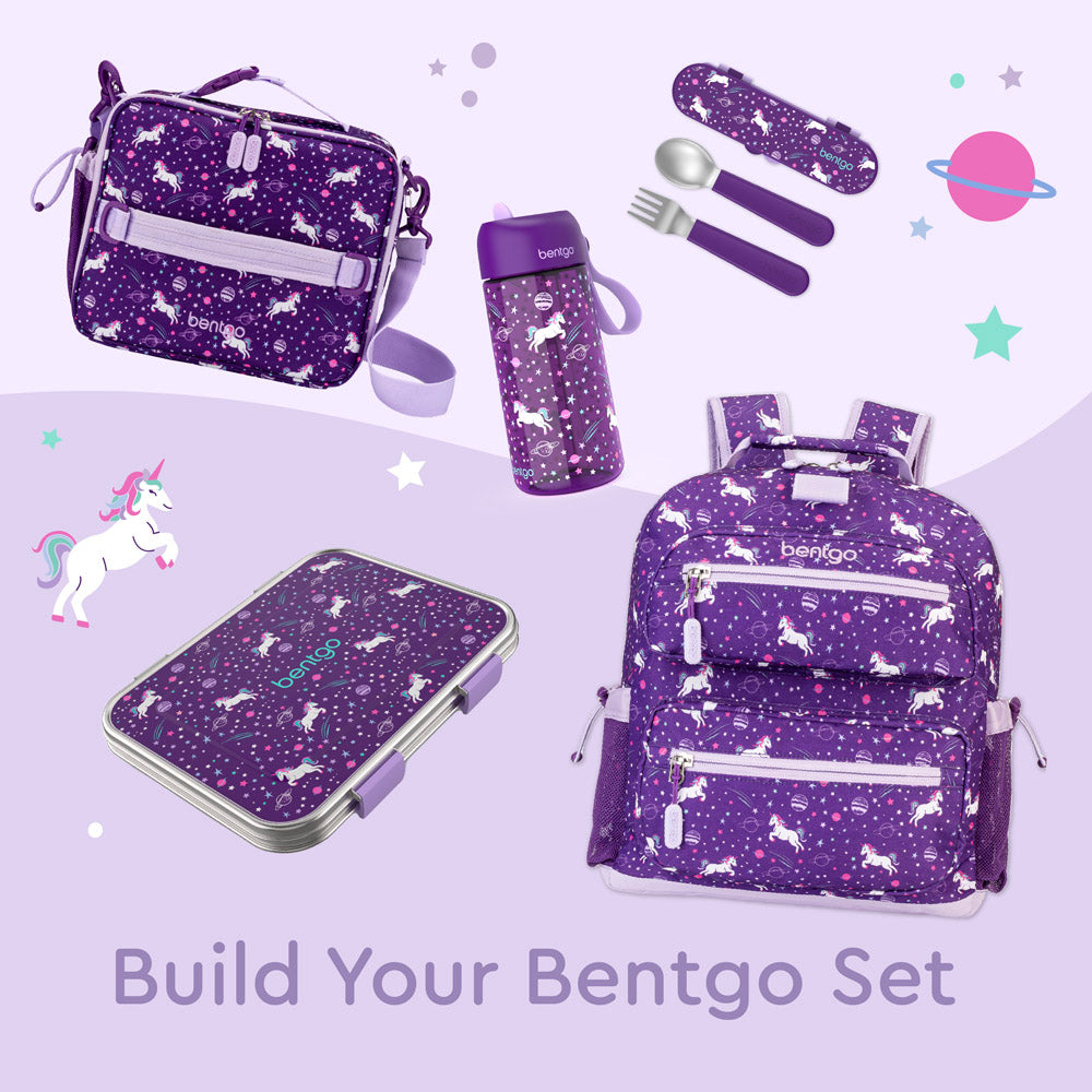 Bentgo® Kids Stainless Steel Prints Lunch Box | Unicorn