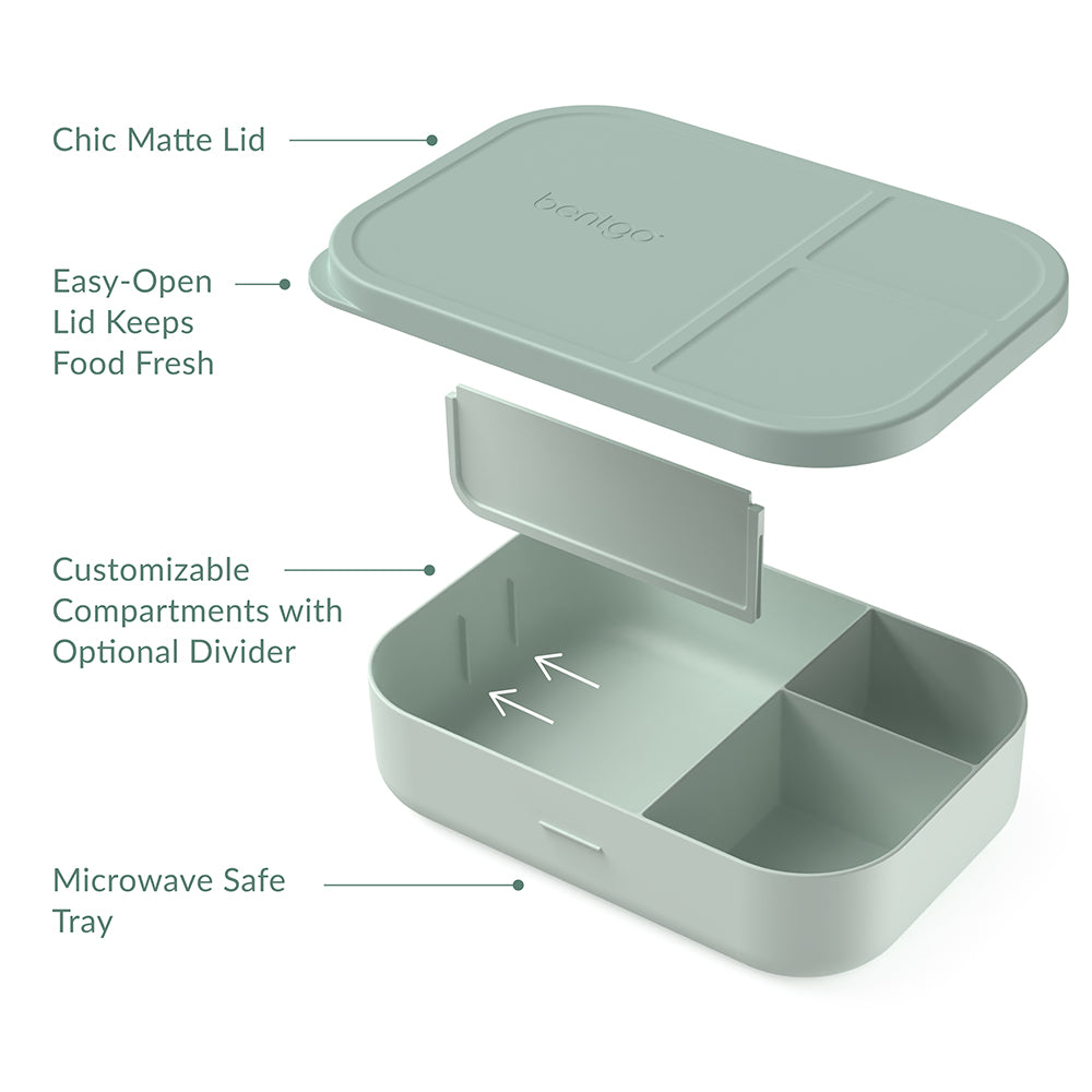 Bentgo Modern Tray with Matte Lid - Mint Green